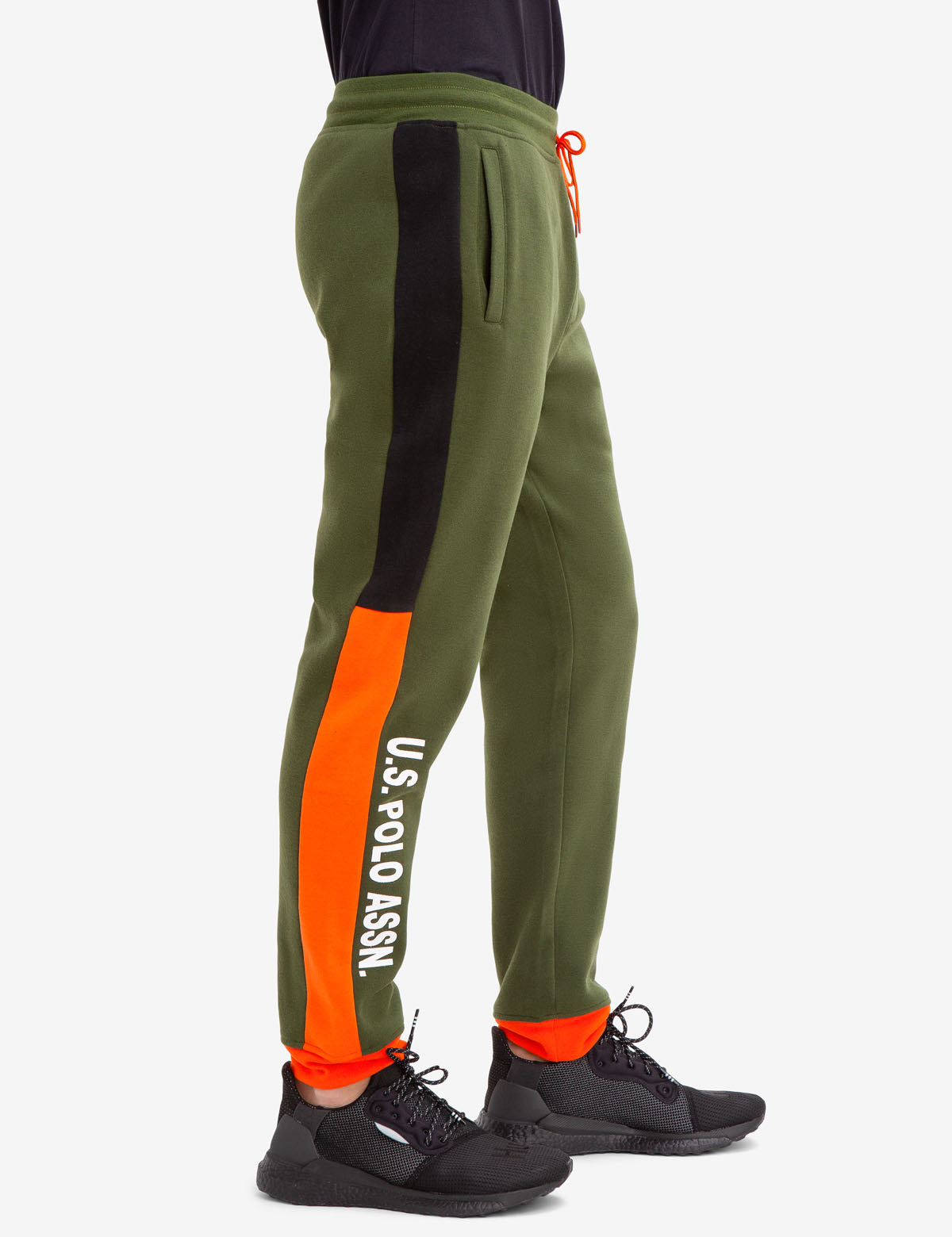 Colorblock Jogger Pants with Elastic Waist | U.S. Polo Assn.
