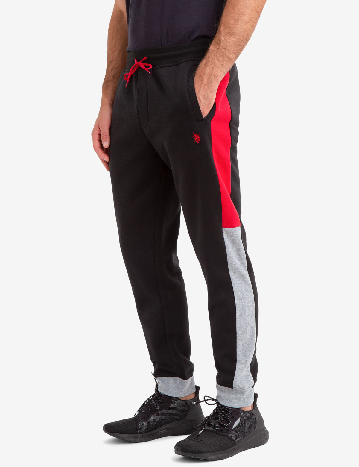 Colorblock Jogger Pants with Elastic Waist | U.S. Polo Assn.