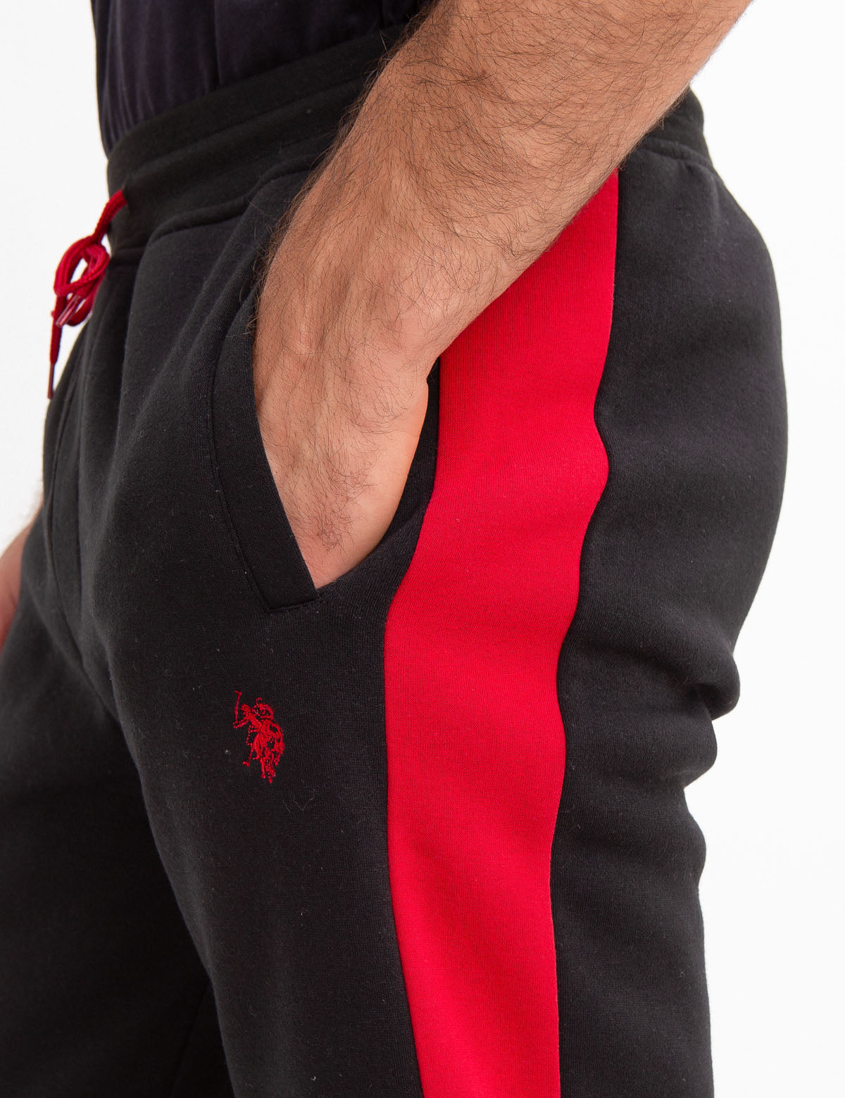 Colorblock Jogger Pants with Elastic Waist | U.S. Polo Assn.