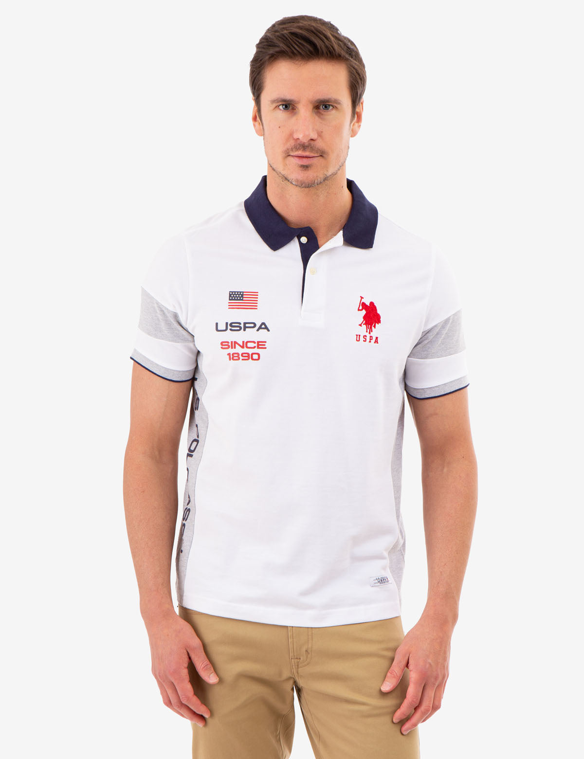 Colorblock Pique Polo Shirt | USPA
