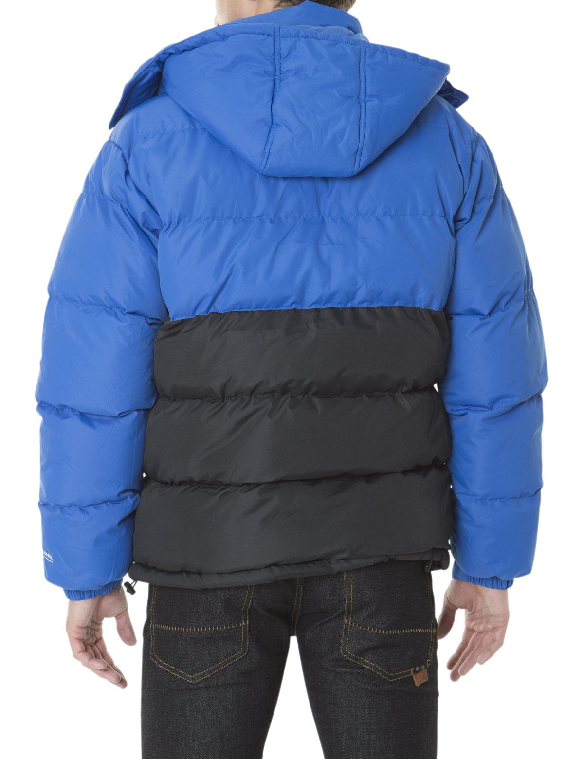 Color Block Short Bubble Jacket with Detachable Hood | U.S. Polo Assn.