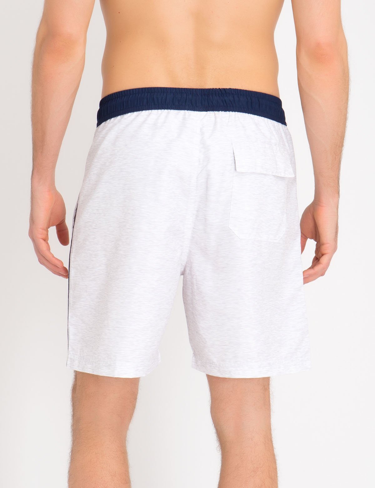 Contrast Waist Swim Trunks with Mesh Lining & Pockets | Quick-Dry