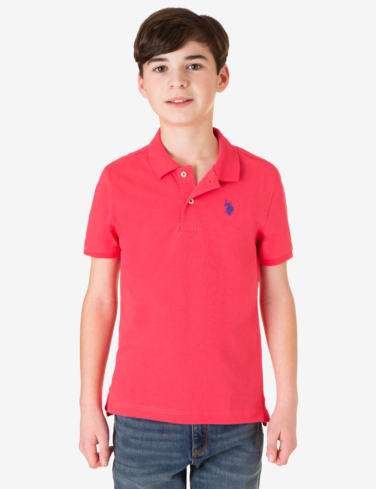 Boys Pique Polo Shirt | Breathable & Comfortable