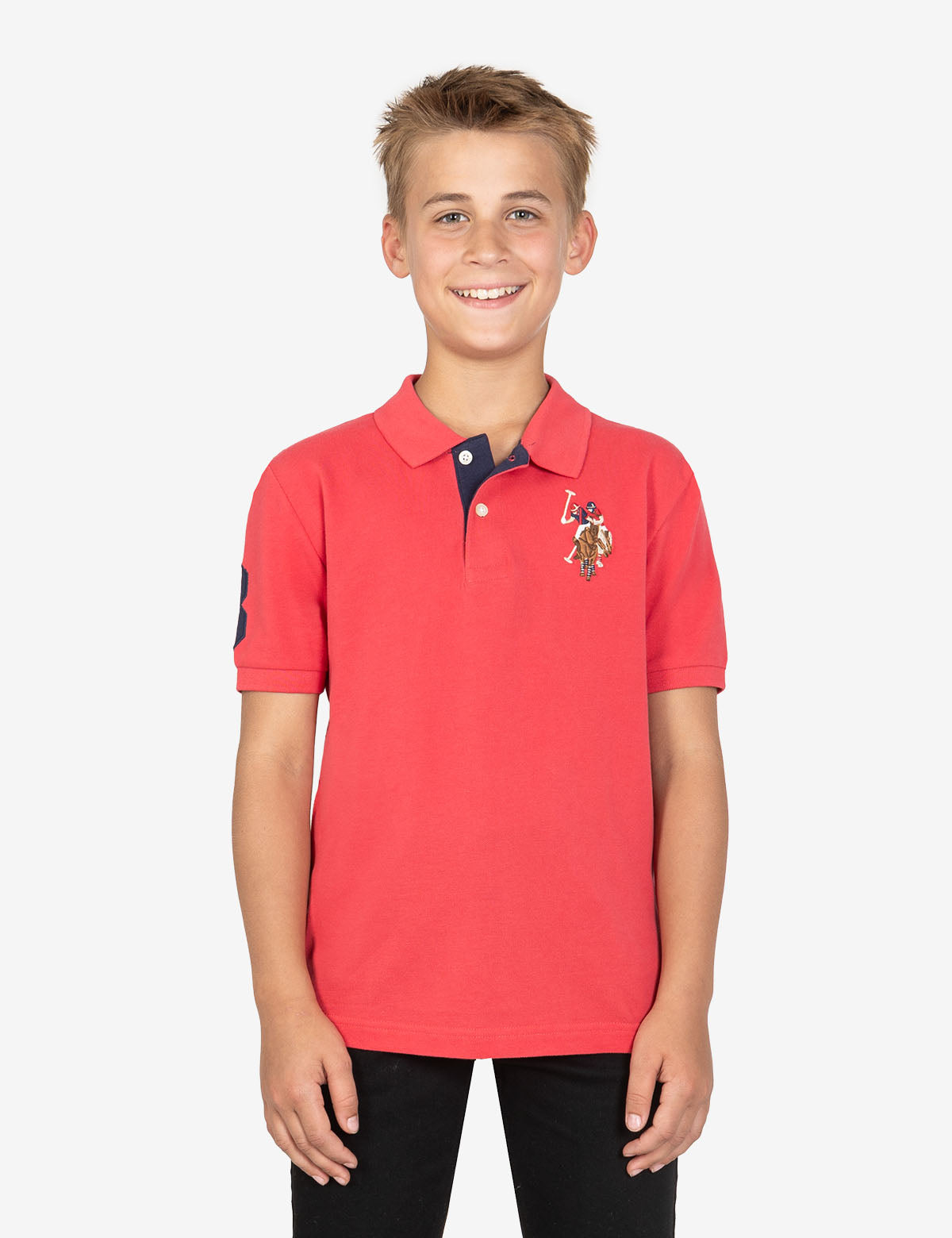Boys Pique Polo Shirt | Breathable & Comfortable