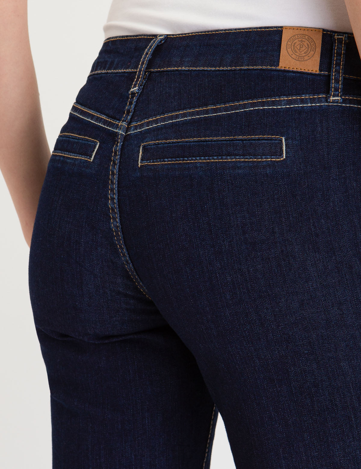 Stretch Denim Chino Shorts for Men | 9" Inseam & Eco-Friendly Fabric