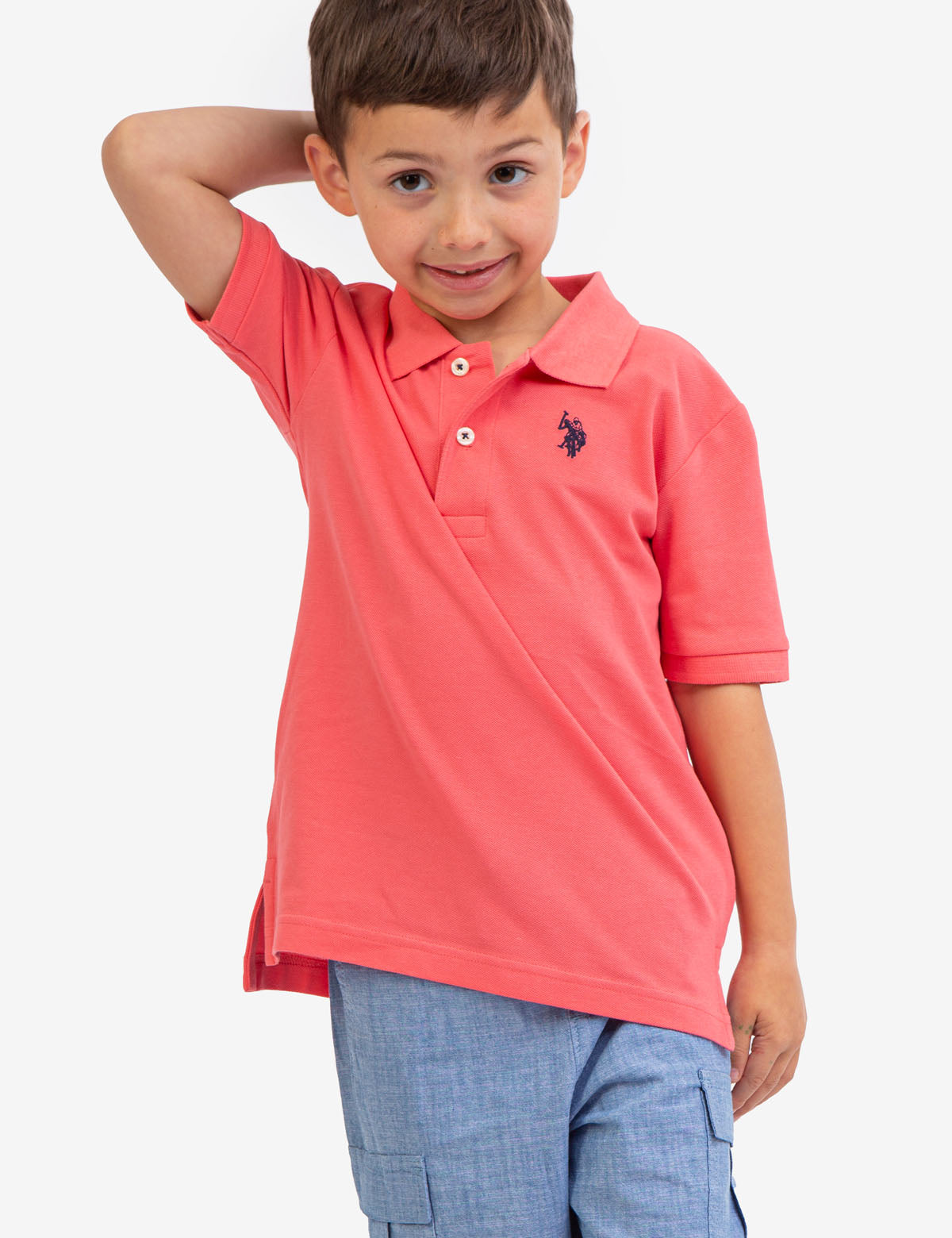 Boys Pique Polo Shirt | Breathable & Comfortable