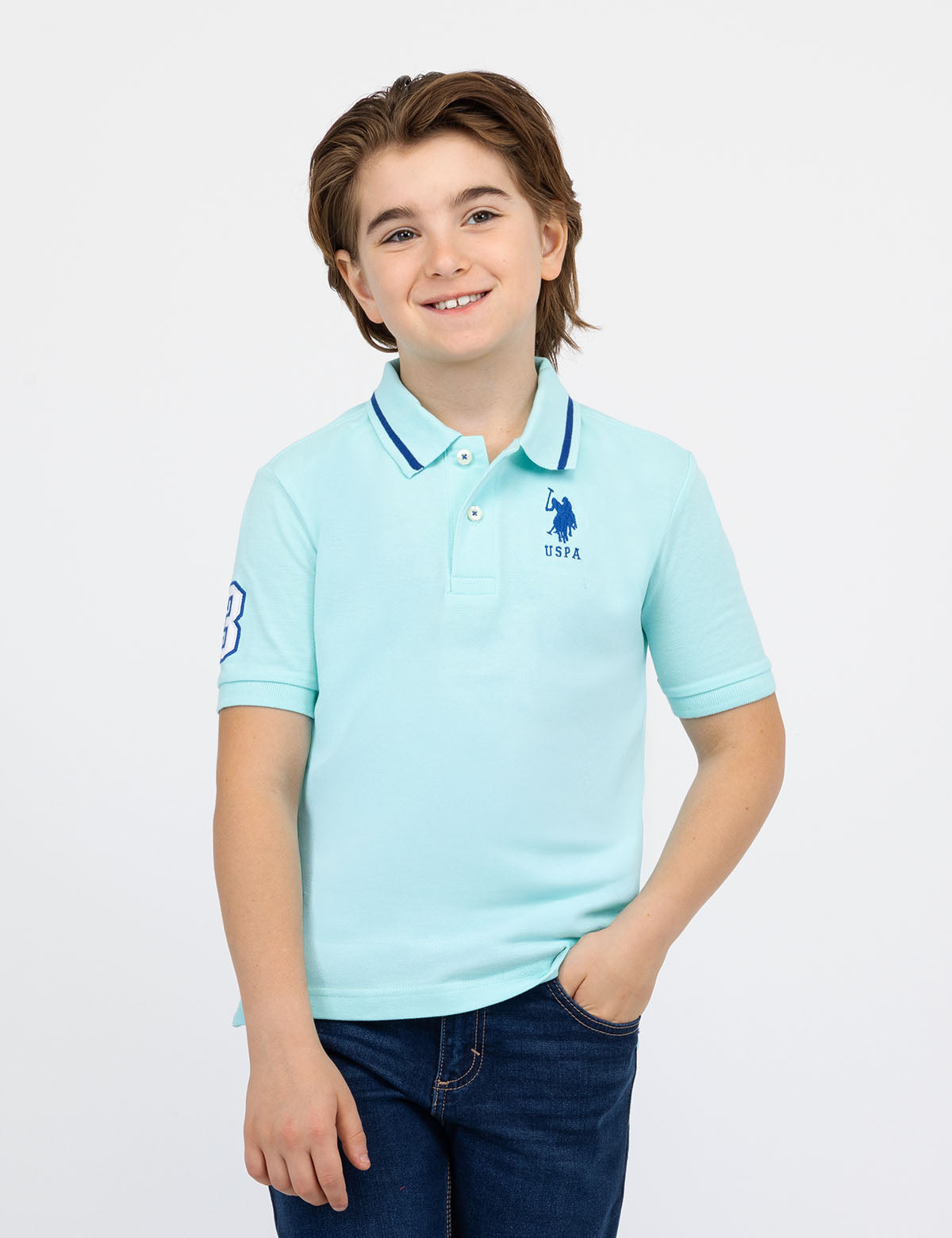 Boys Pique Polo Shirt | Breathable & Comfortable