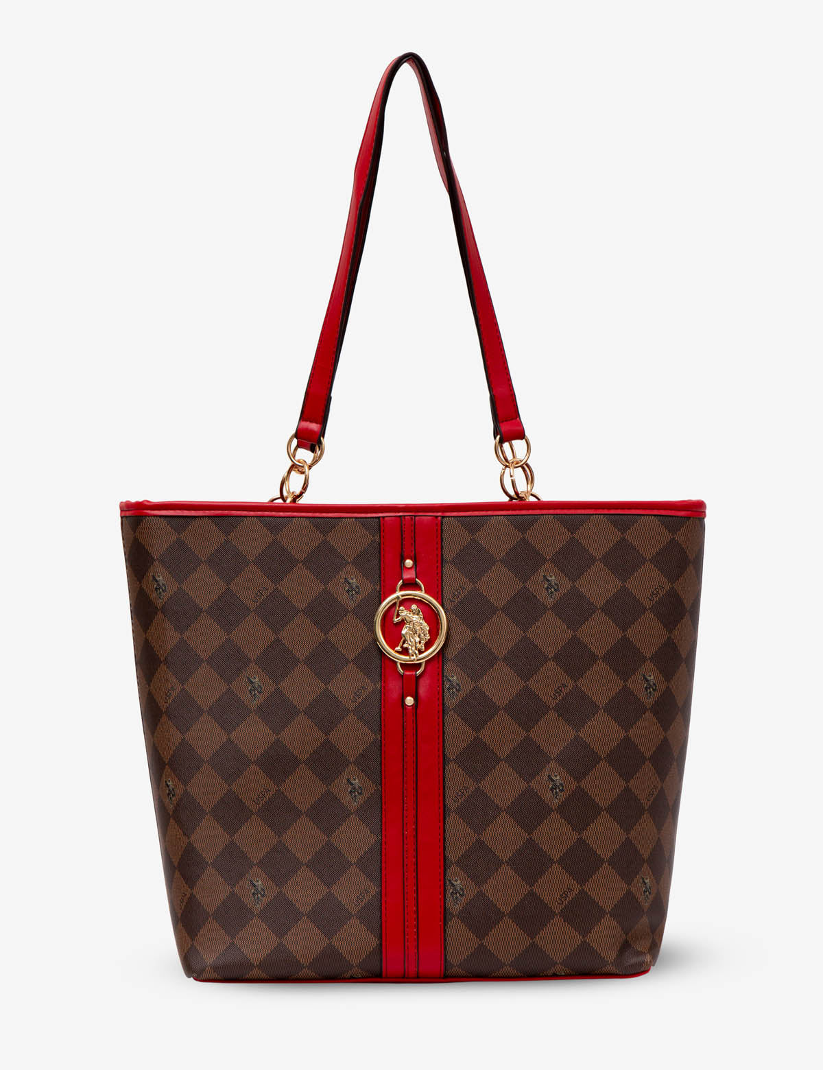 Diamond Medallion Tote Bag | 11in Wide with Adjustable Straps