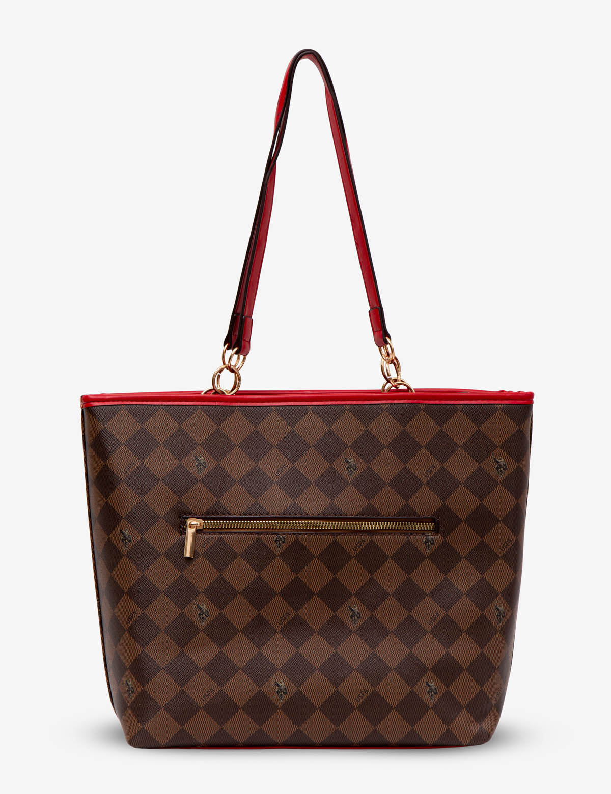 Diamond Medallion Tote Bag | 11in Wide with Adjustable Straps