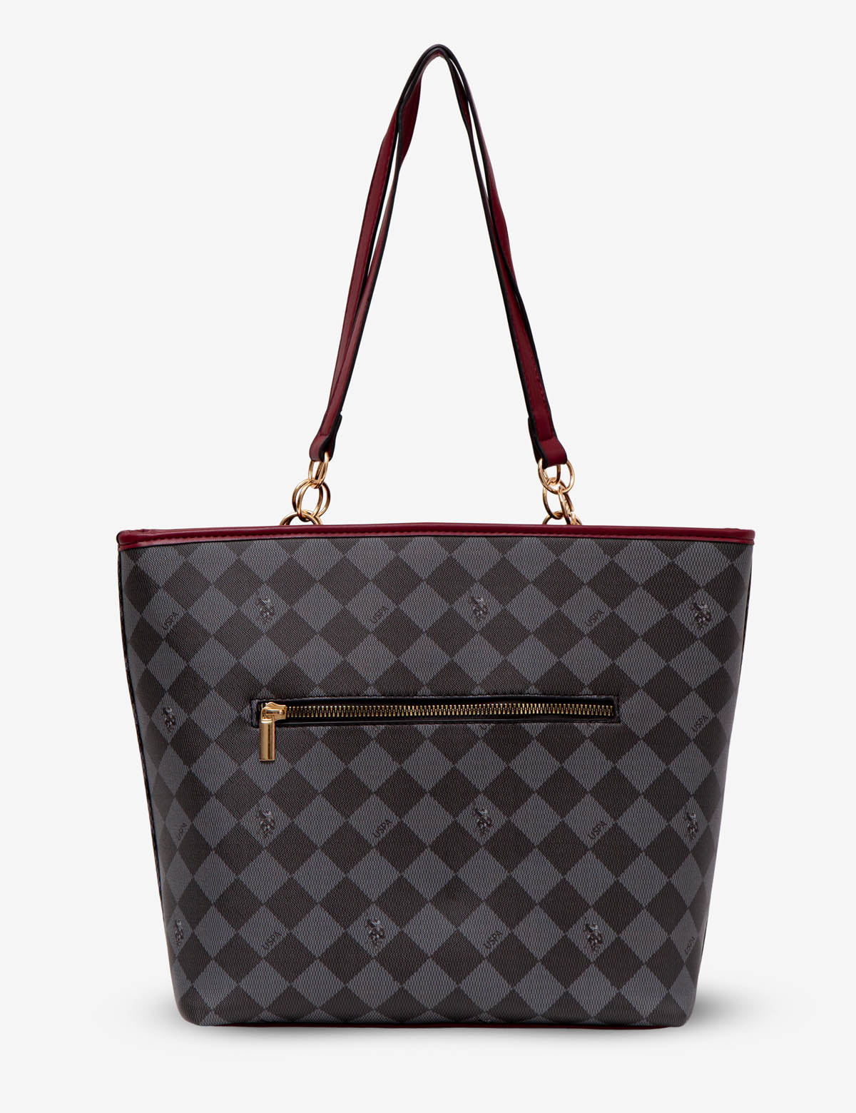 Diamond Medallion Tote Bag | 11in Wide with Adjustable Straps