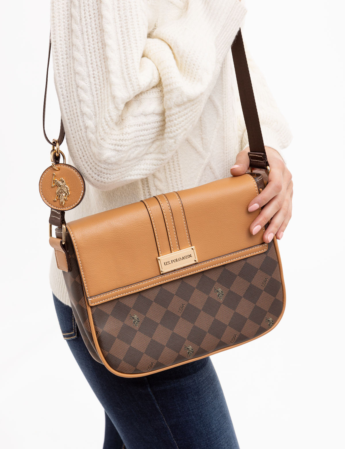 Messenger Crossbody Bag with Adjustable Strap & Snap Flap | U.S. Polo Assn.