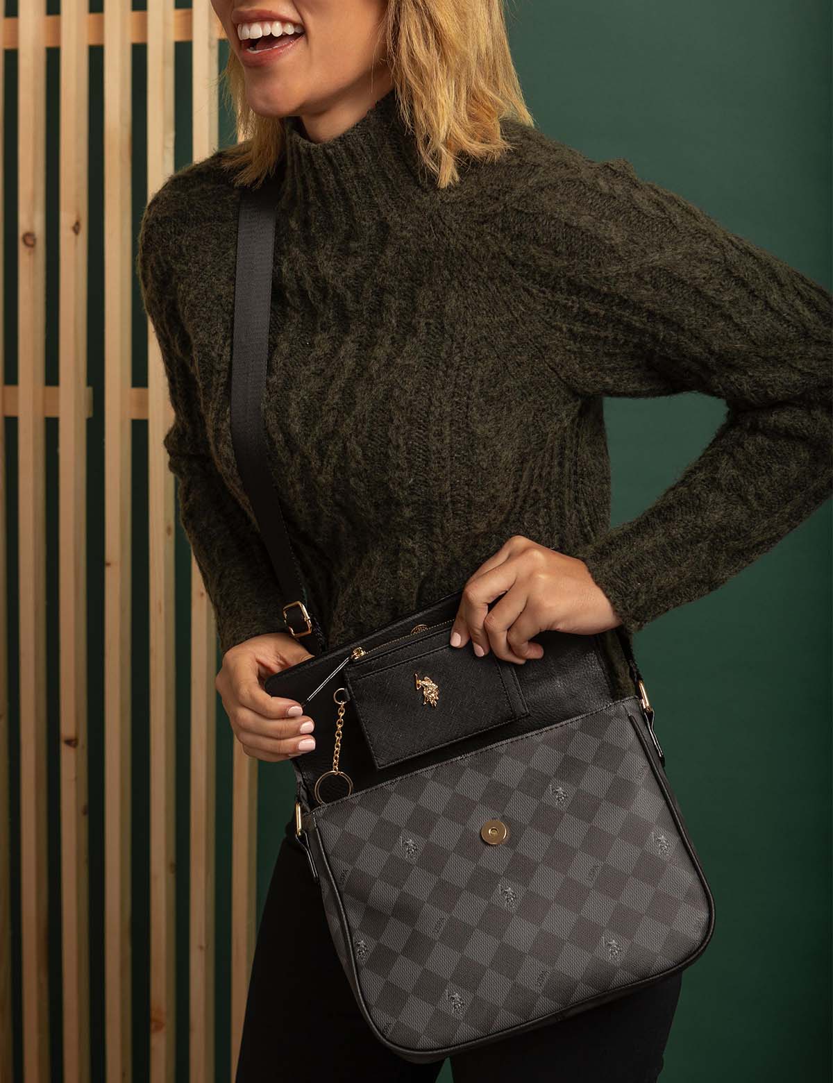 Messenger Crossbody Bag with Adjustable Strap & Snap Flap | U.S. Polo Assn.