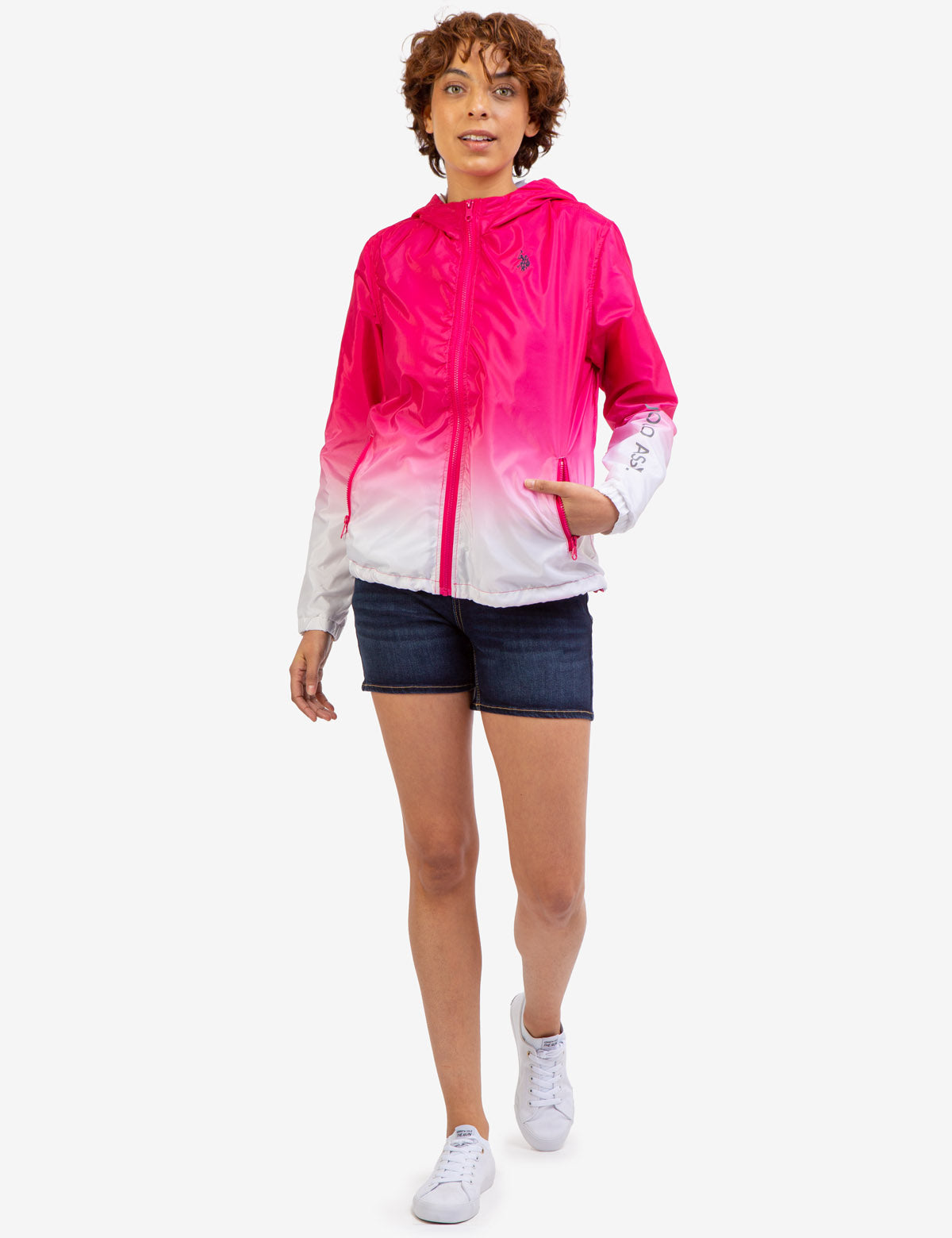 Dip Dye Logo Windbreaker Jacket | Waterproof & Lightweight