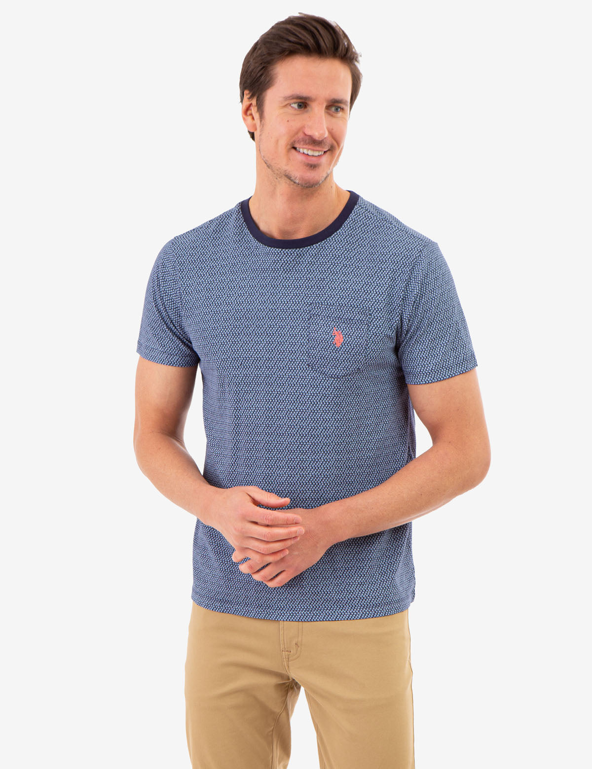 Floral Print Jersey T-Shirt with Pocket | Ditzy