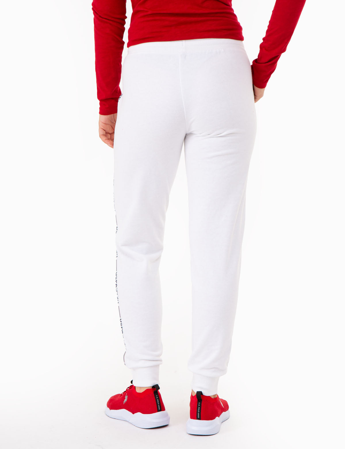 USPA Drawstring Jogger Pants with Artwork Panel | Casual Comfort