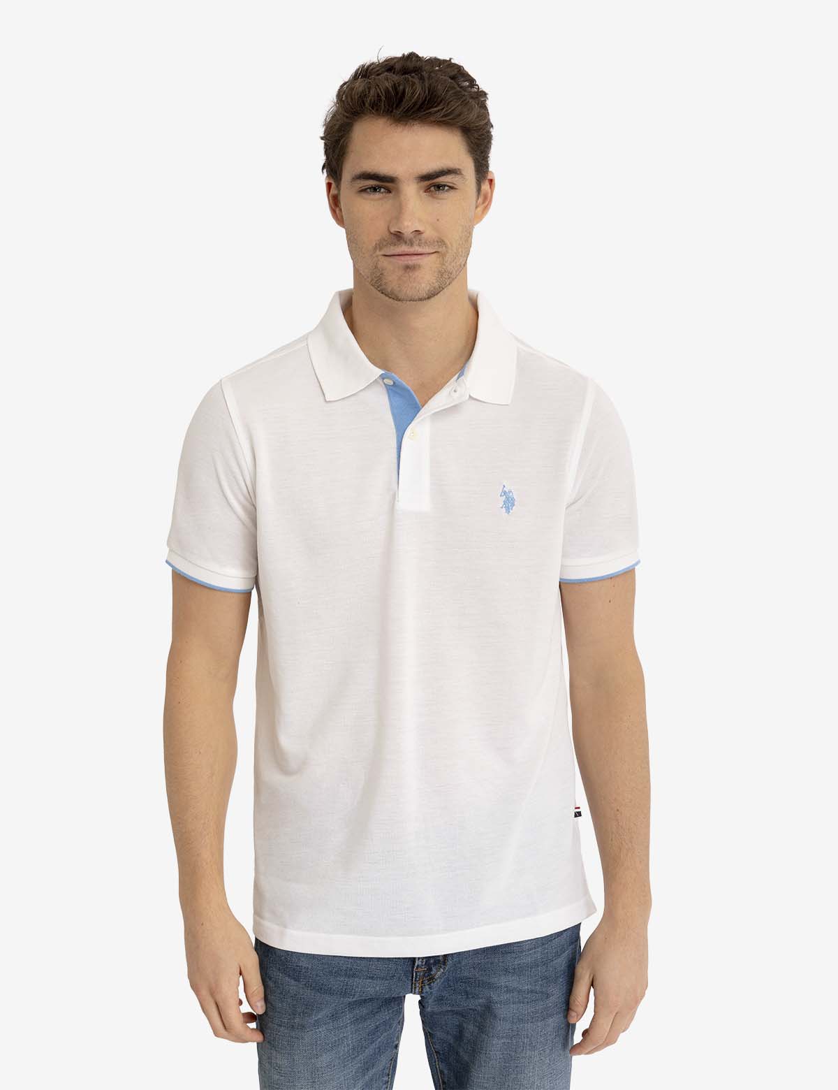 Recycled Plastic Pique Polo Shirt | White Label