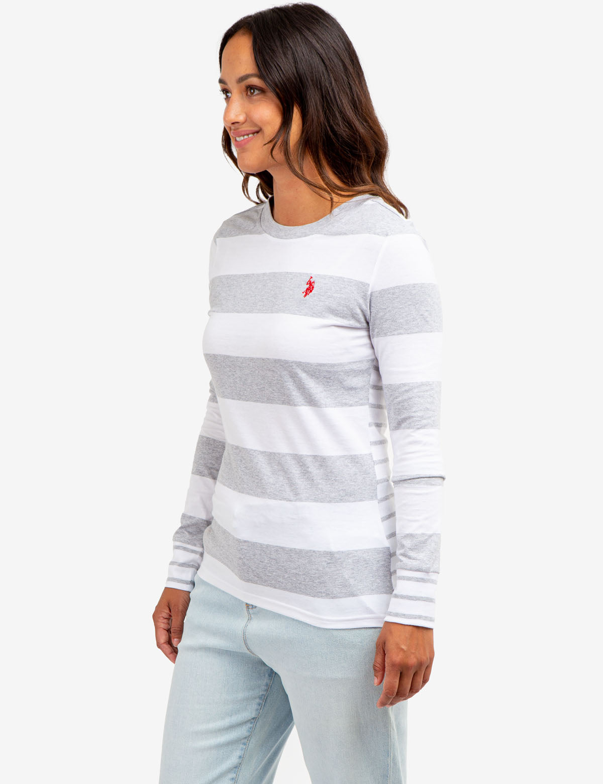 Men's Dual Stripe Long Sleeve T-Shirt | Casual Cotton Tee