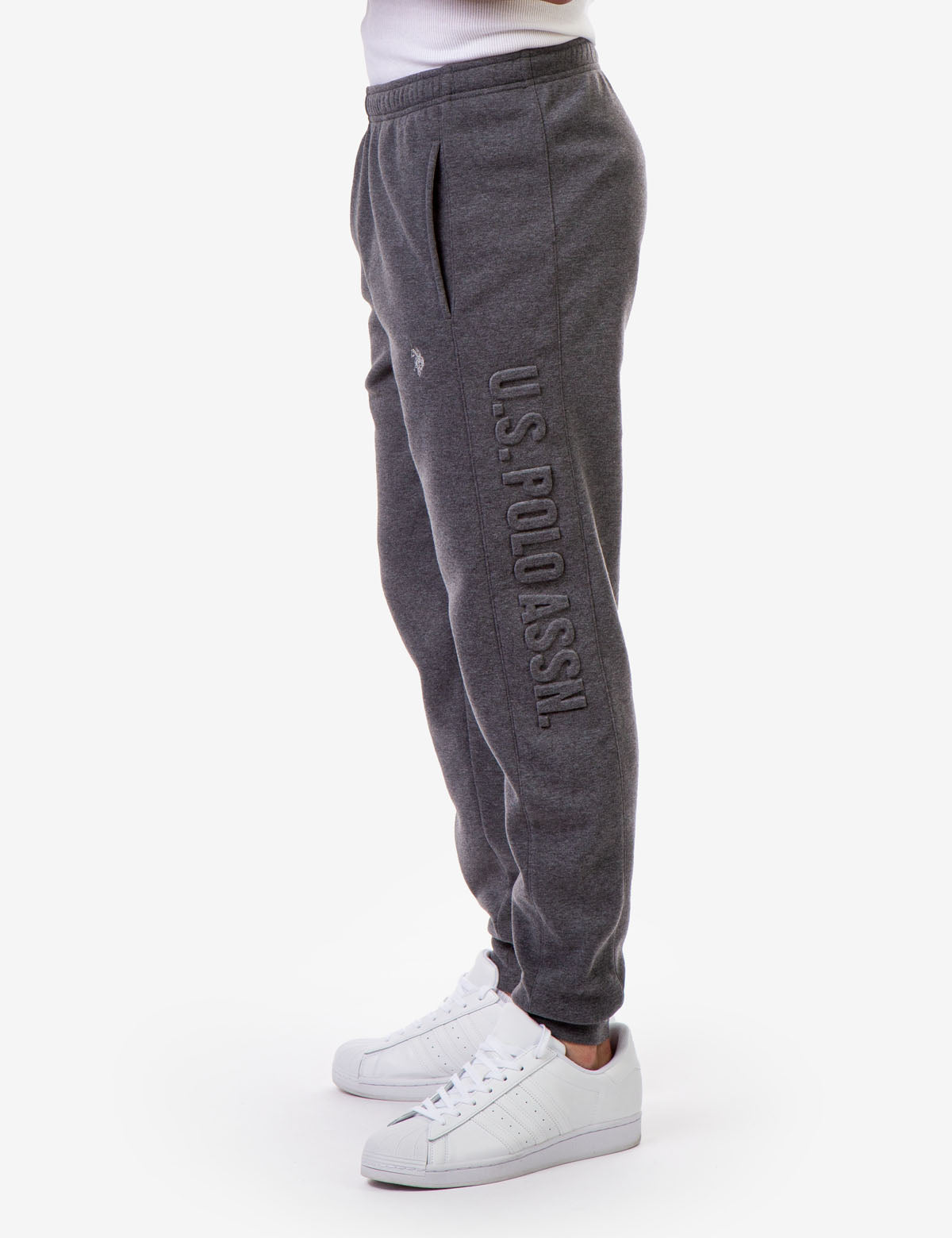 Embossed Logo Jogger Pants with Side Pockets | U.S. Polo Assn
