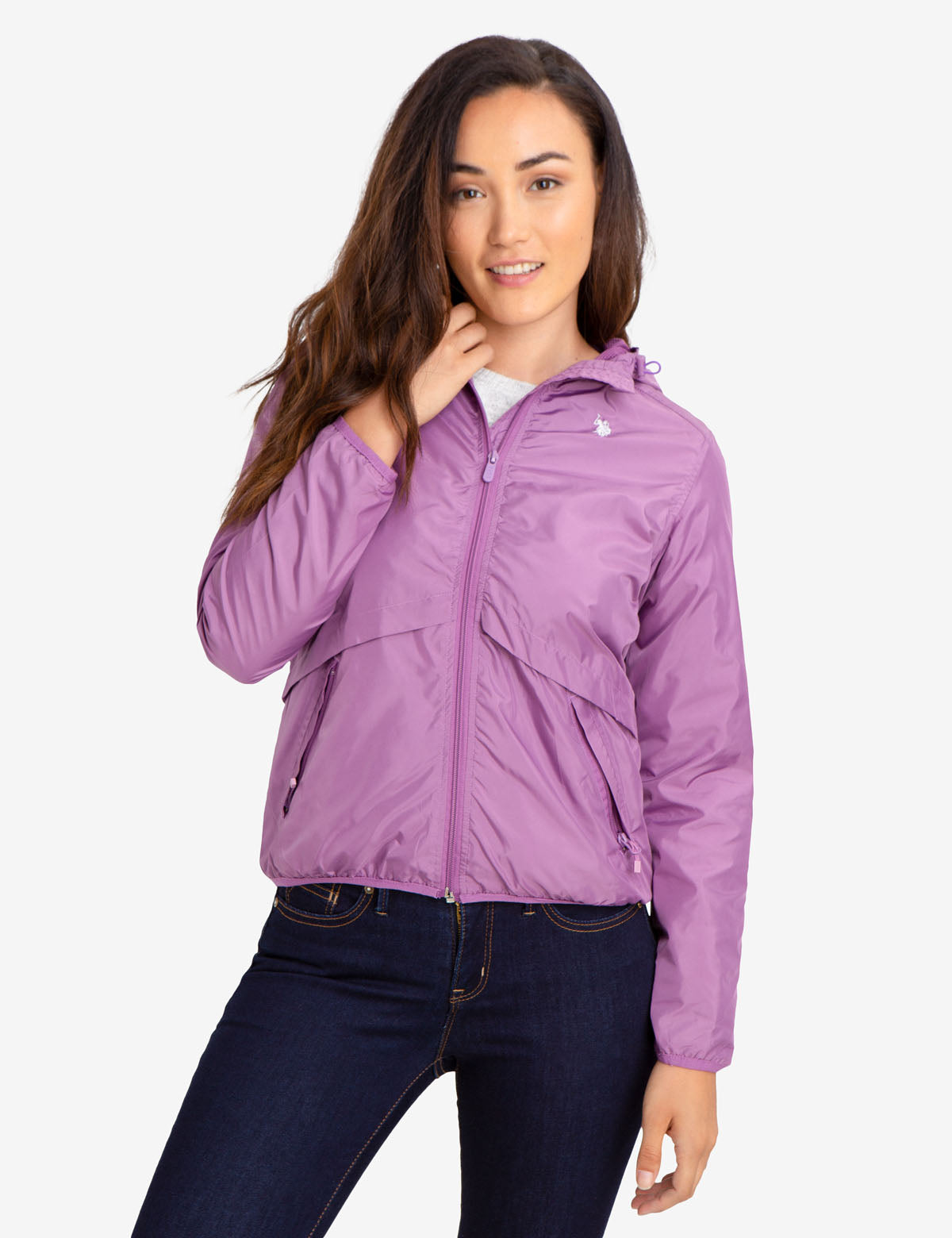 Essential Hooded Windbreaker with Side Pockets | Lightweight Jacket
