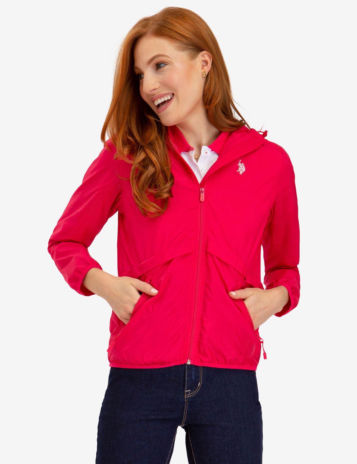 Essential Hooded Windbreaker with Side Pockets | Lightweight Jacket