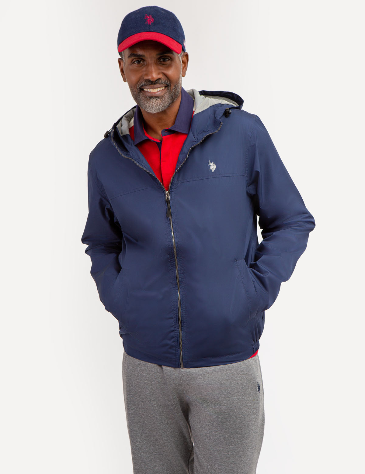 Essential Hooded Windbreaker with Side Pockets | Lightweight Jacket