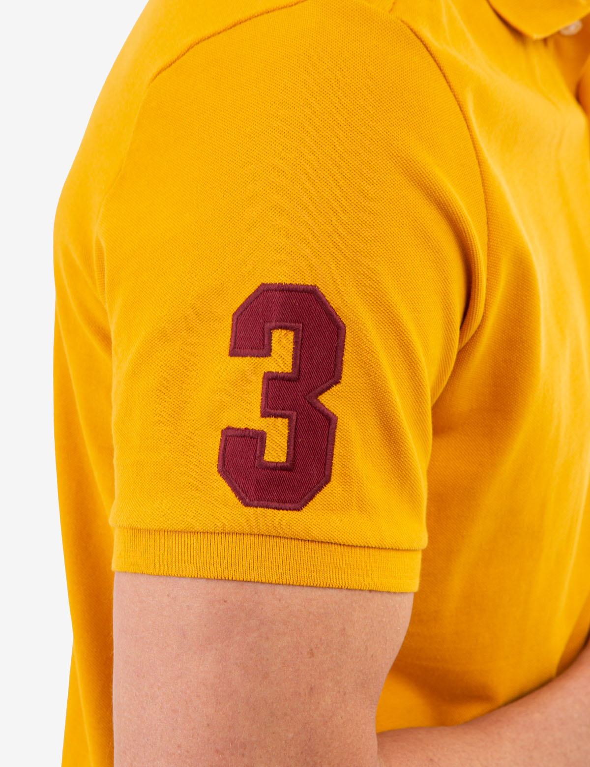 Classic Cotton Polo Shirt with Bold Logo & Side Vents | Big Logo Style