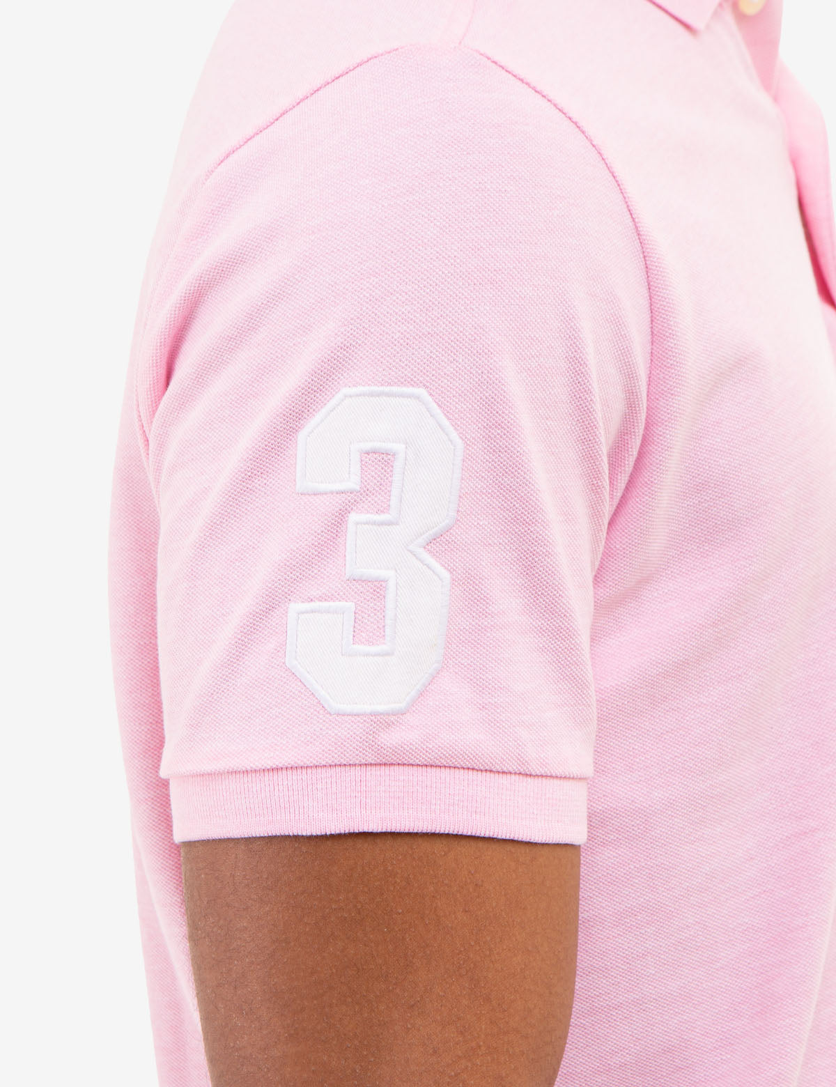 Classic Cotton Polo Shirt with Bold Logo & Side Vents | Big Logo Style