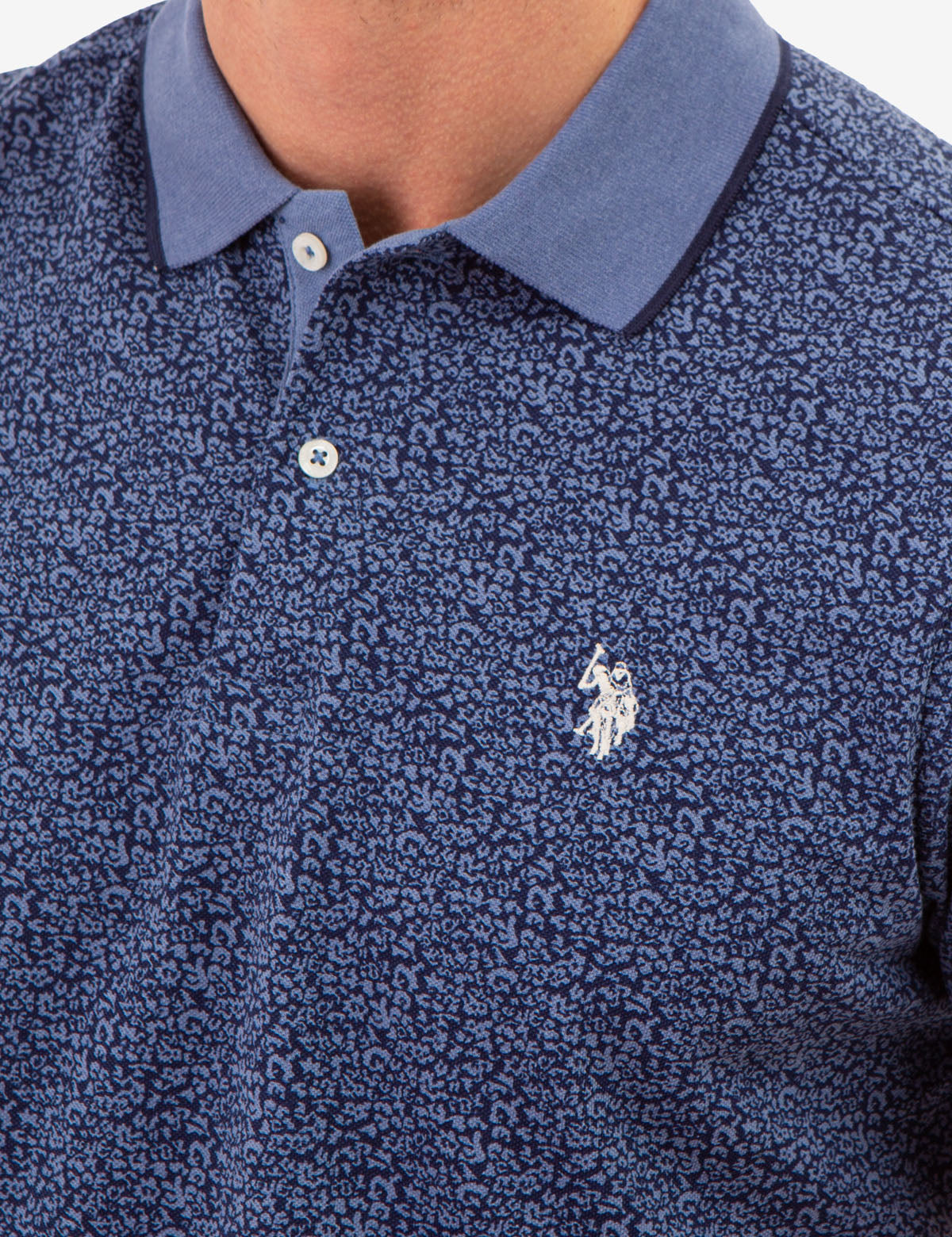 Floral Print Pique Polo Shirt for Men | Casual Summer Wear