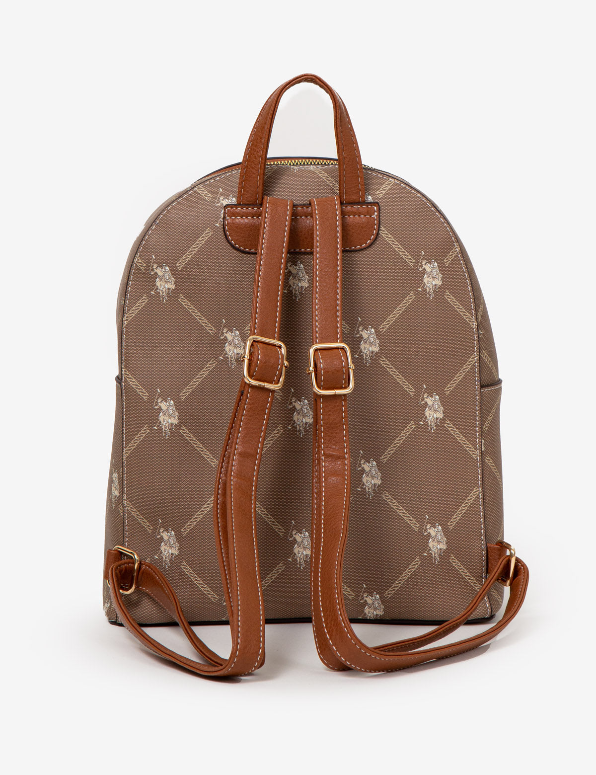 Floral Print Backpack with Zip Pocket & Tassel | USPA Signature