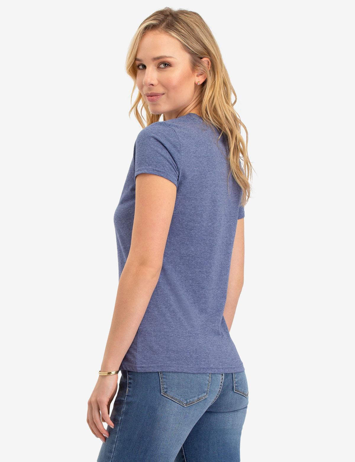 Flag Graphic T-Shirt with Embroidered Stars & Sequins | Round Neck