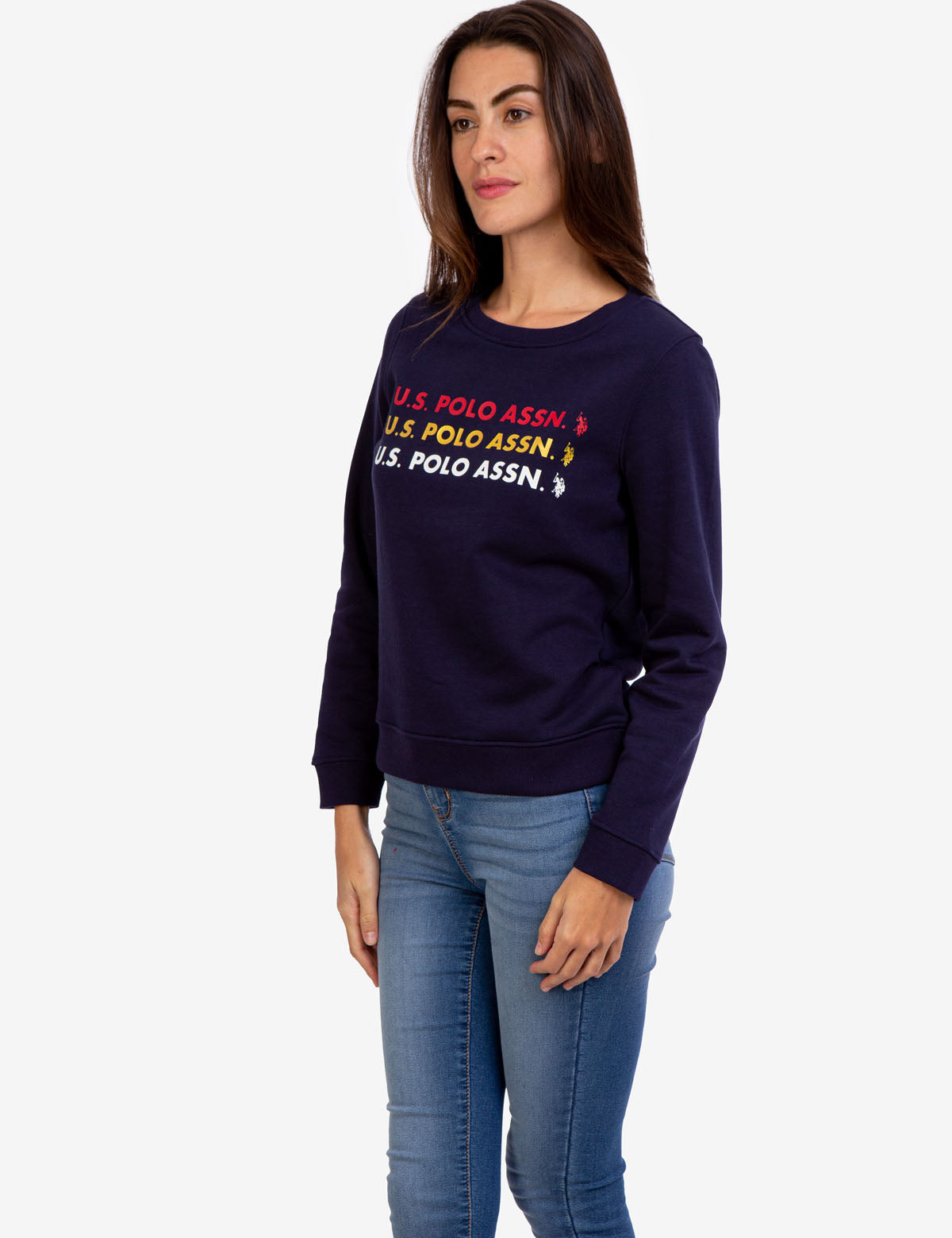 Foil Logo Crew Neck Sweatshirt | Stylish Casual Pullover