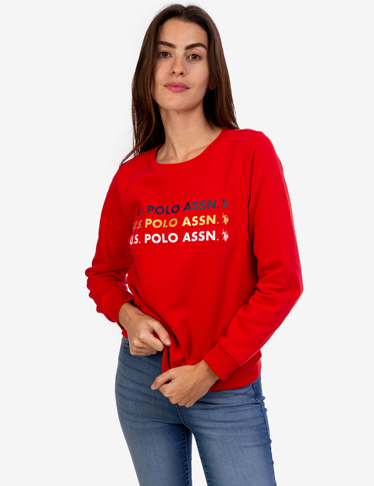 Foil Logo Crew Neck Sweatshirt | Stylish Casual Pullover