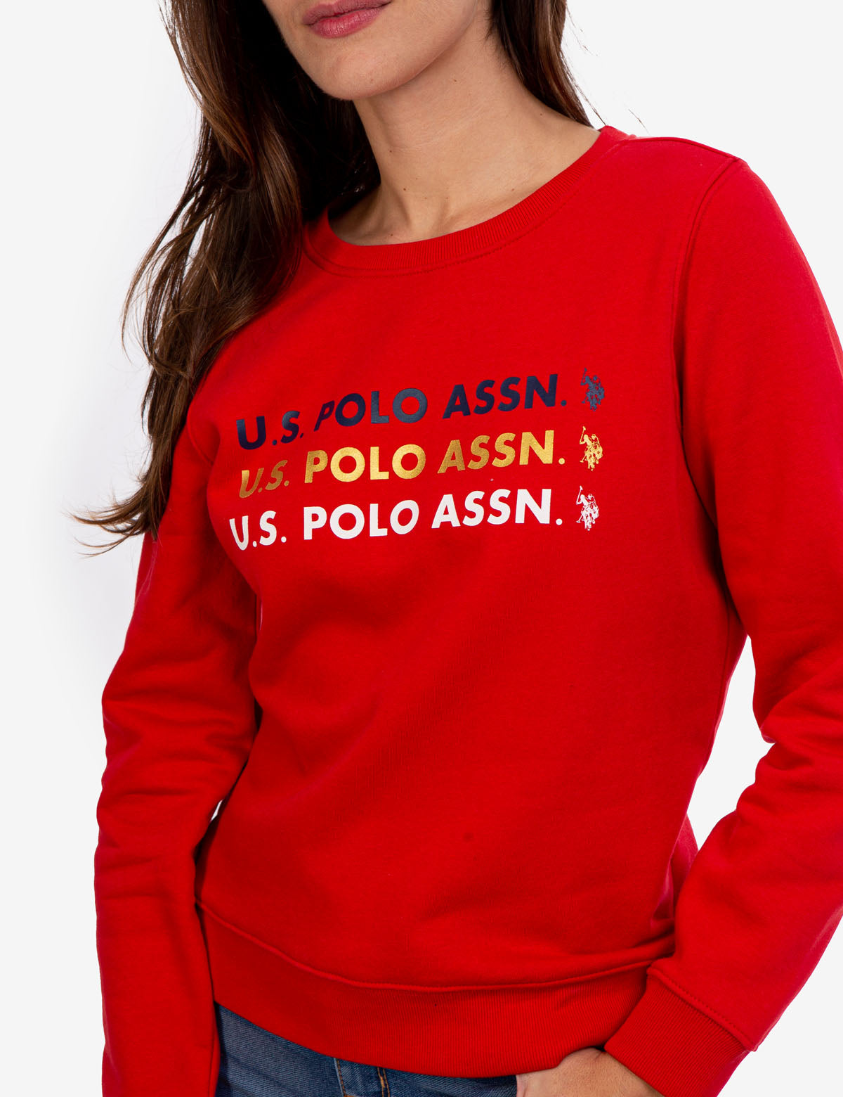 Foil Logo Crew Neck Sweatshirt | Stylish Casual Pullover
