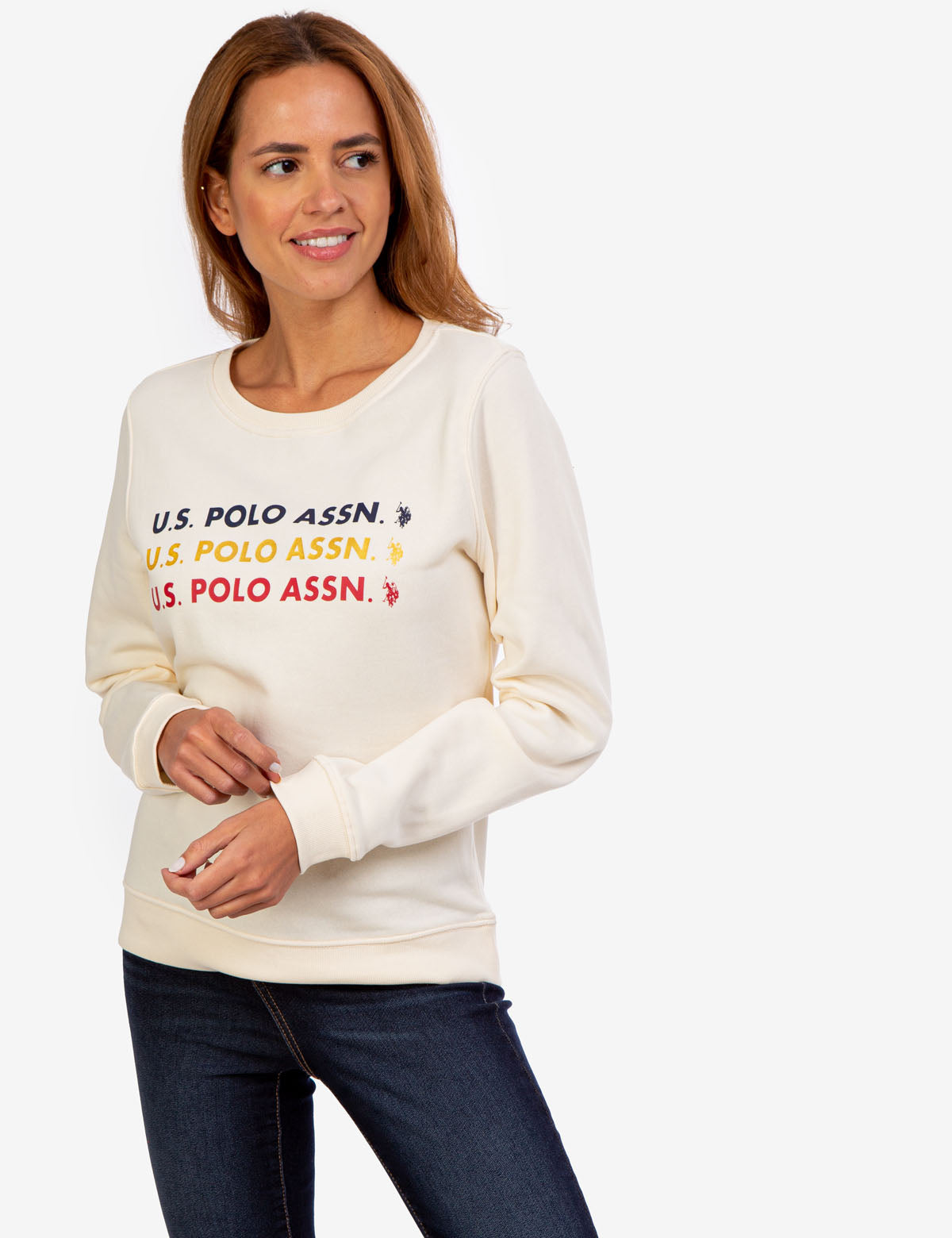 Foil Logo Crew Neck Sweatshirt | Stylish Casual Pullover