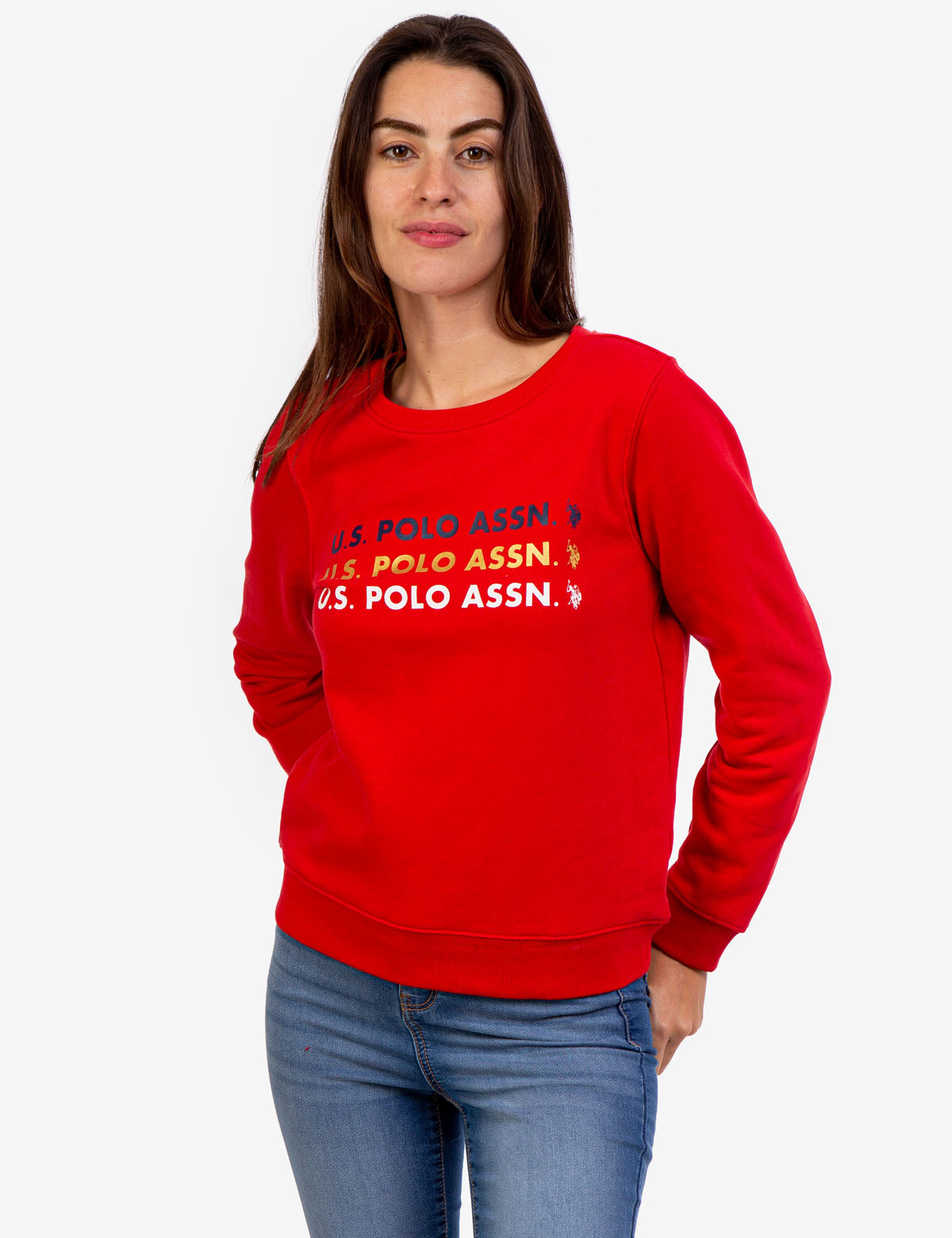 Foil Logo Crew Neck Sweatshirt | Stylish Casual Pullover