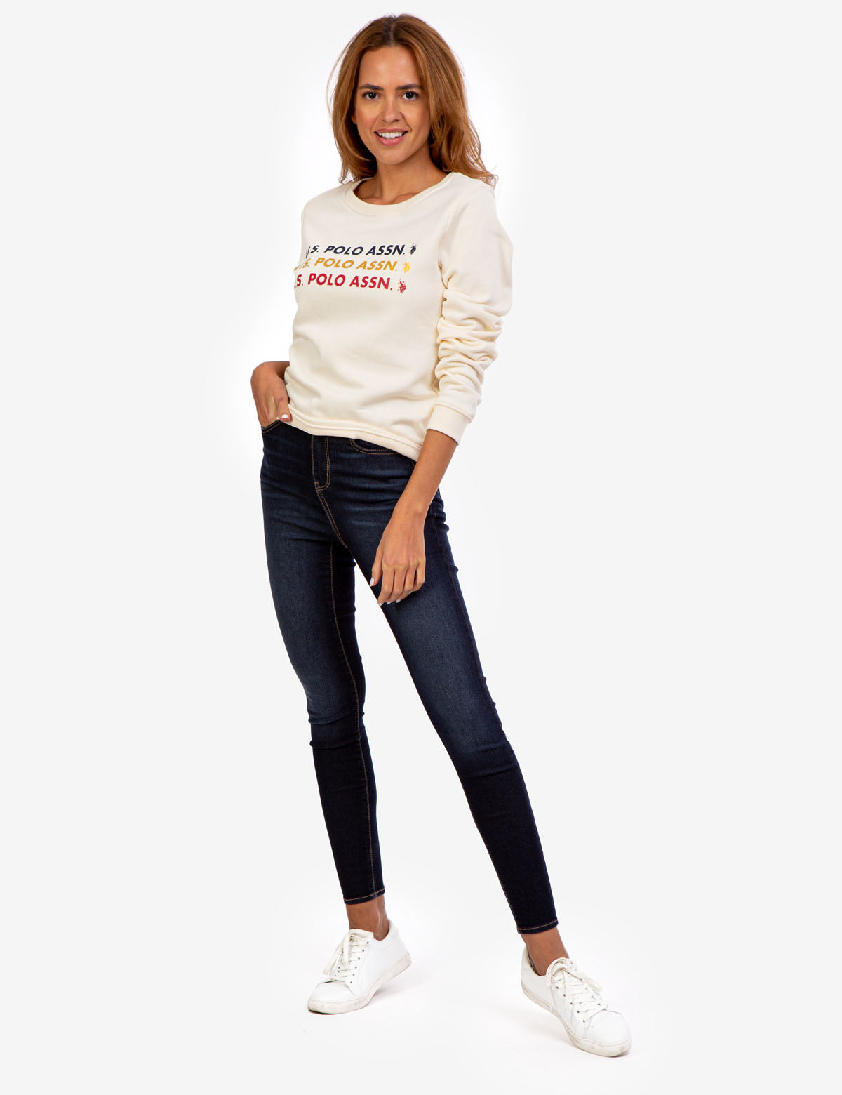 Foil Logo Crew Neck Sweatshirt | Stylish Casual Pullover