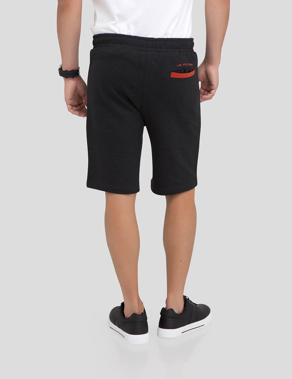 French Terry Shorts with Elastic Waistband & Side Pockets | Cotton Blend