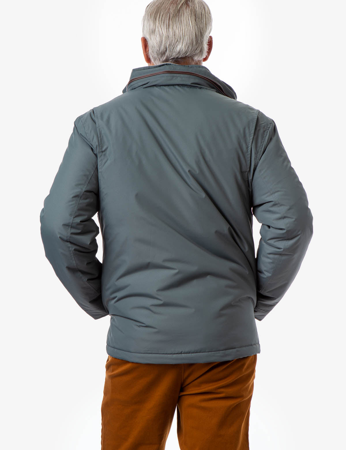 Full Swing Jacket with Concealed Hood & Side Pockets