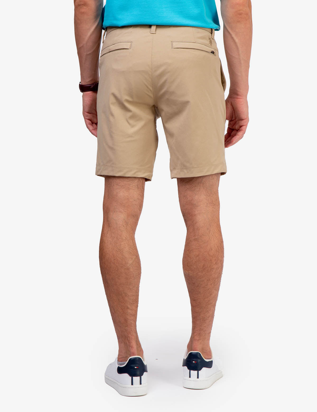 Men's Golf Shorts with 9" Inseam & Stretch Poly Fabric