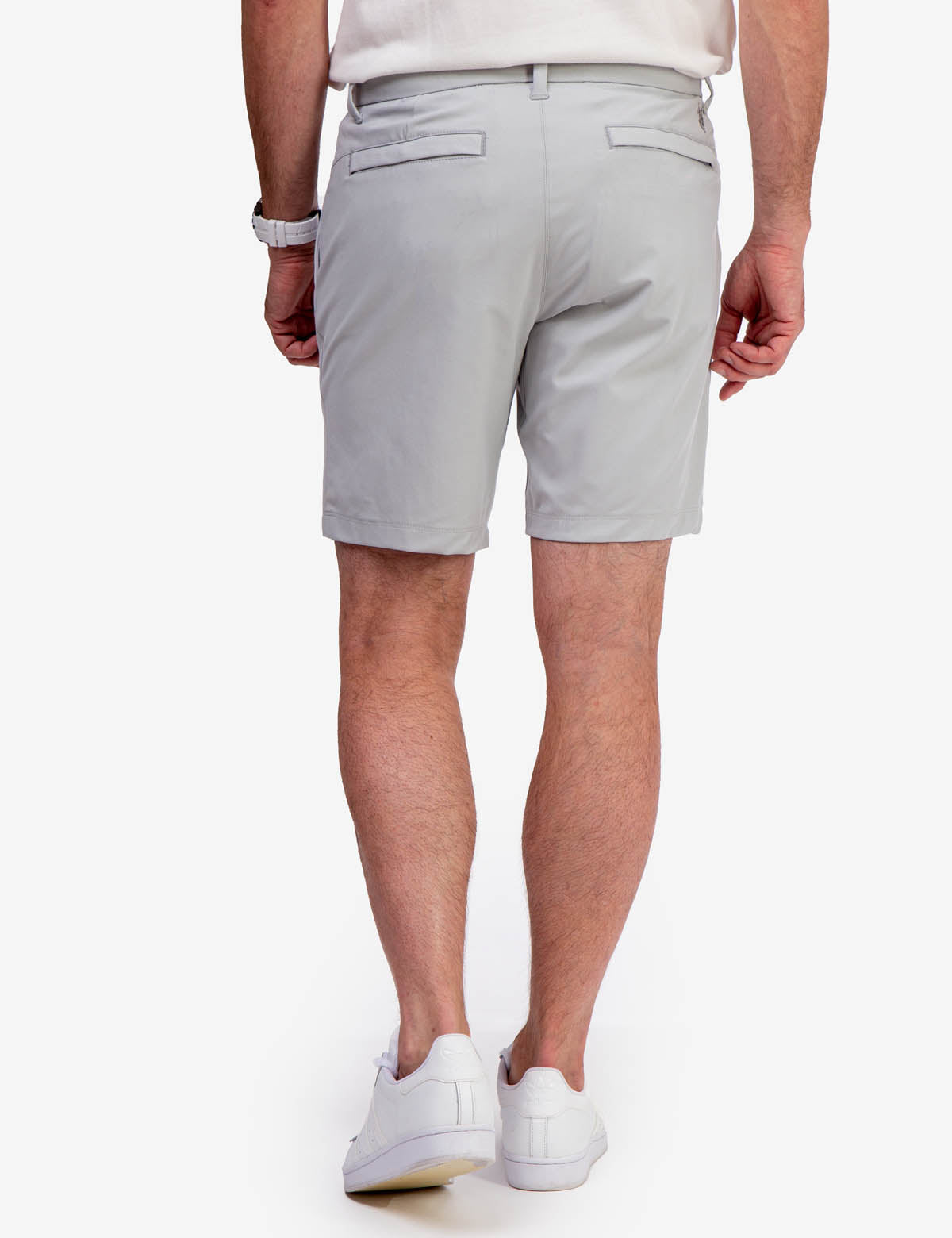 Men's Golf Shorts with 9" Inseam & Stretch Poly Fabric