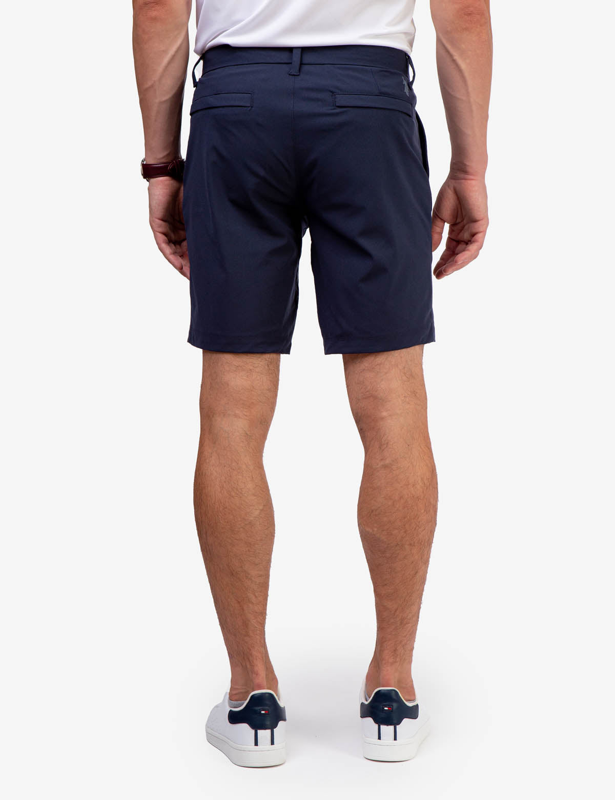 Men's Golf Shorts with 9" Inseam & Stretch Poly Fabric