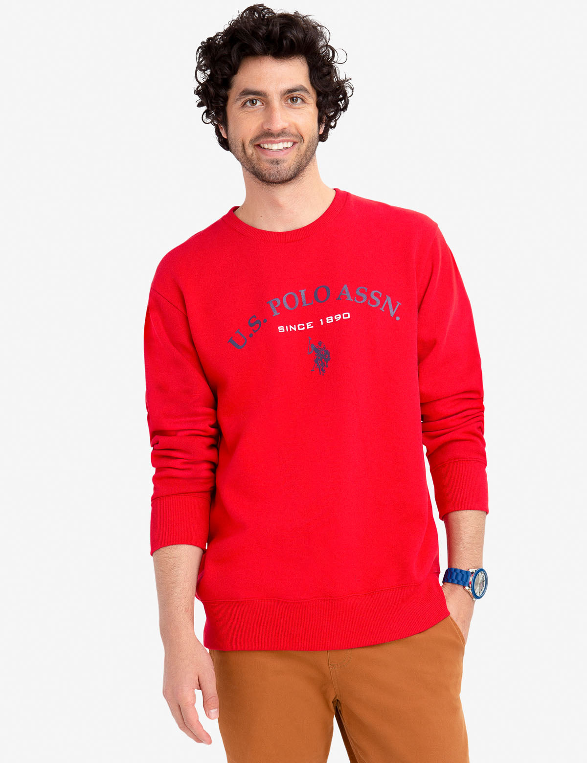 Graphic Crew Neck Sweatshirt | USPA