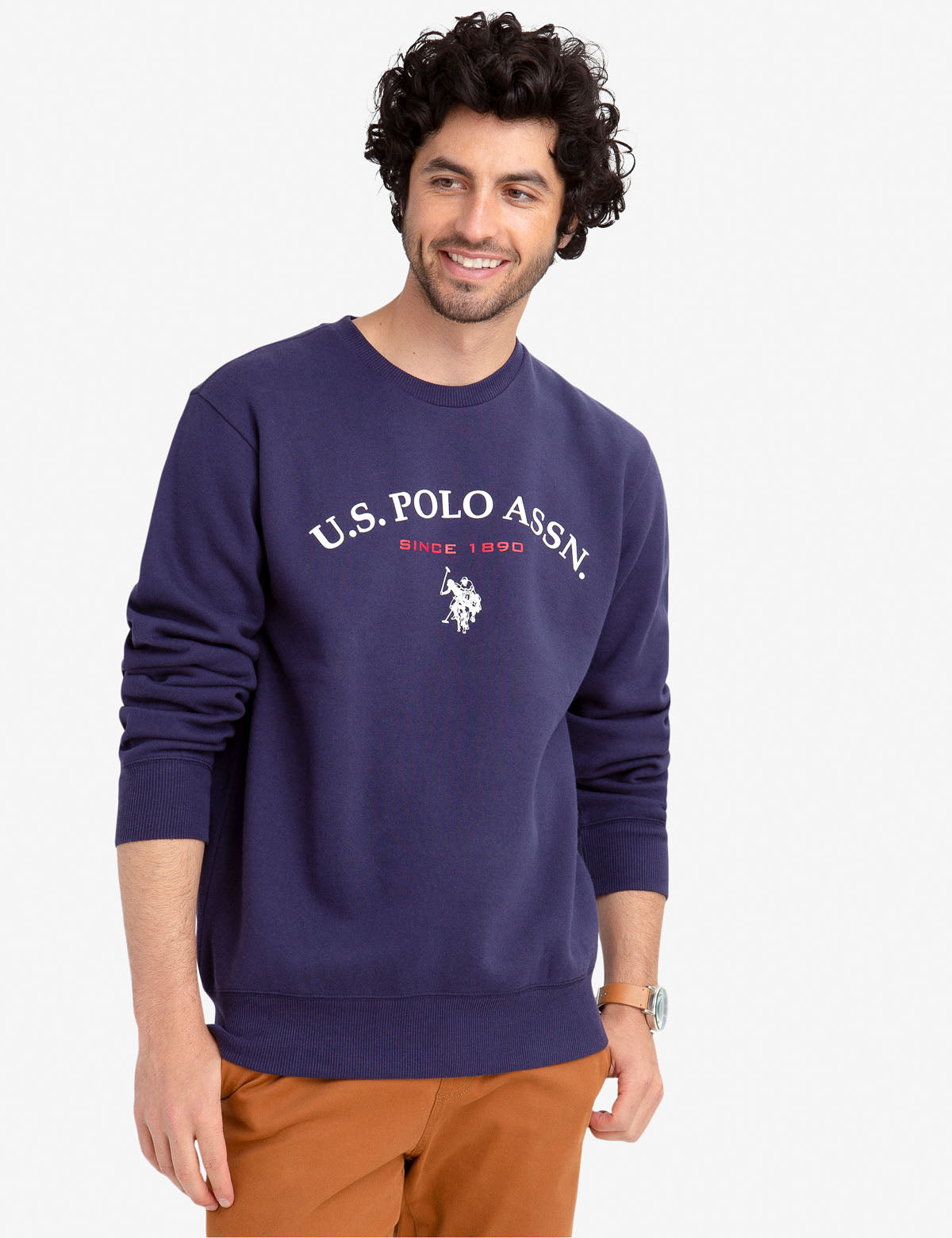 Graphic Crew Neck Sweatshirt | USPA