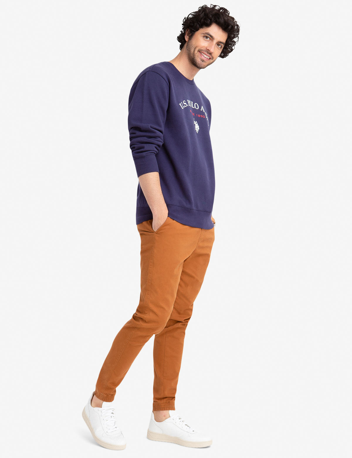 Graphic Crew Neck Sweatshirt | USPA