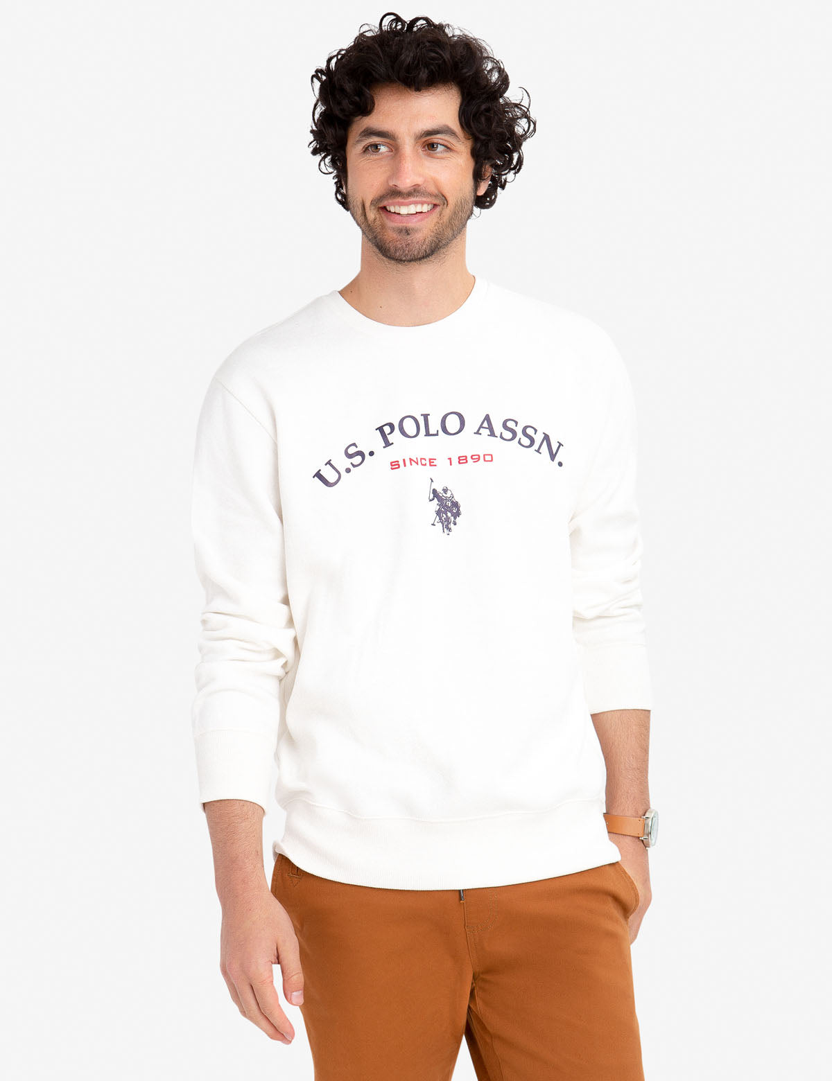 Graphic Crew Neck Sweatshirt | USPA