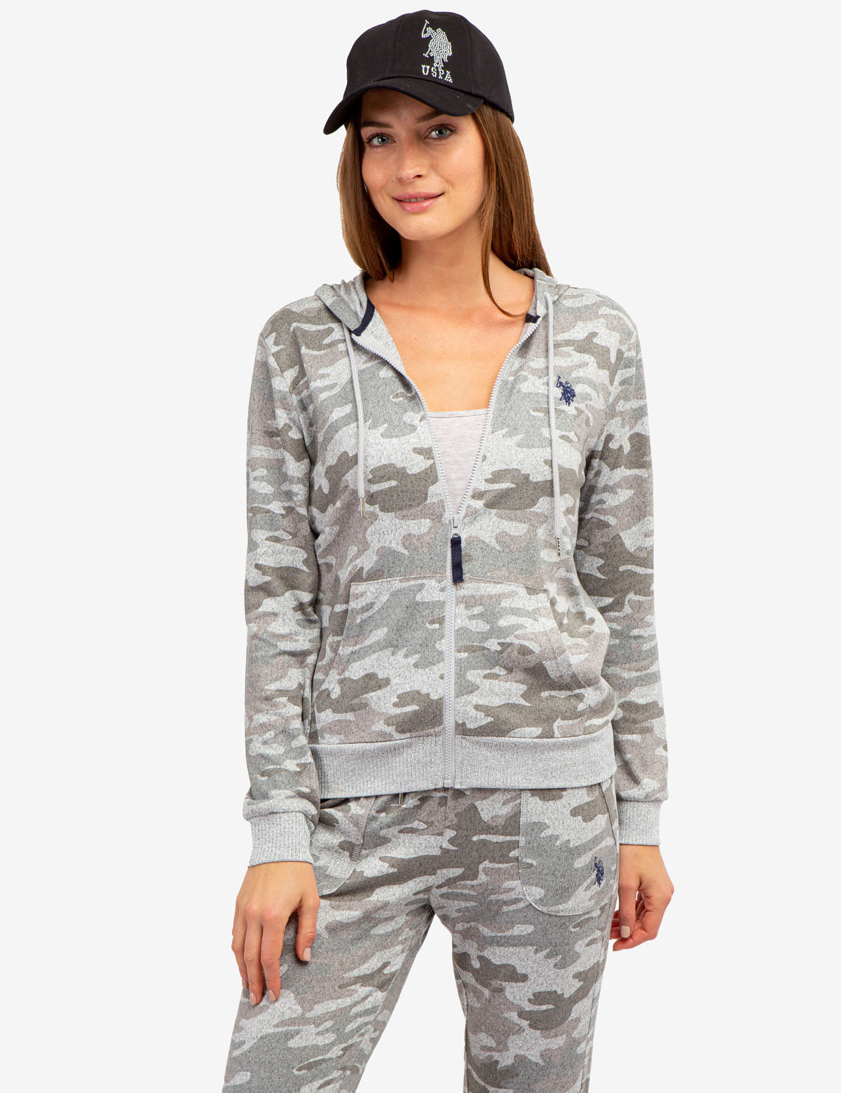 Camo Zip Up Hoodie for Men & Women | Hacci
