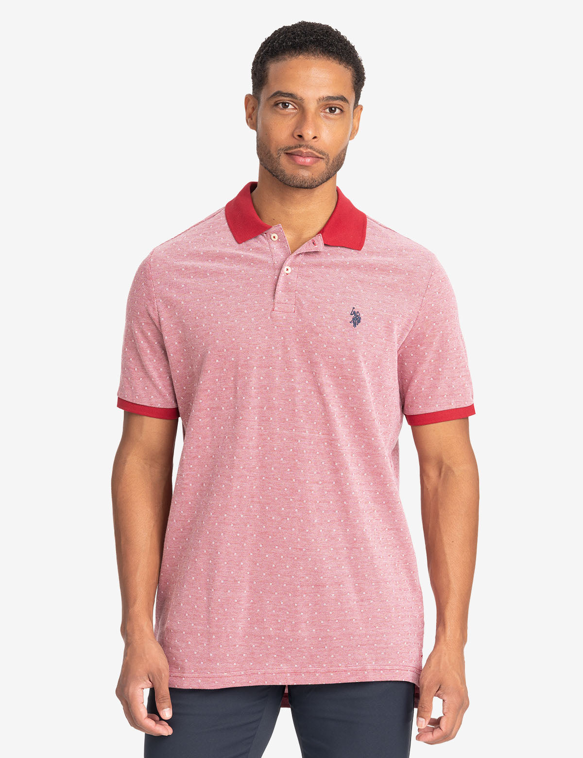 Jacquard Birdseye Pique Polo Shirt for Men | Premium Cotton