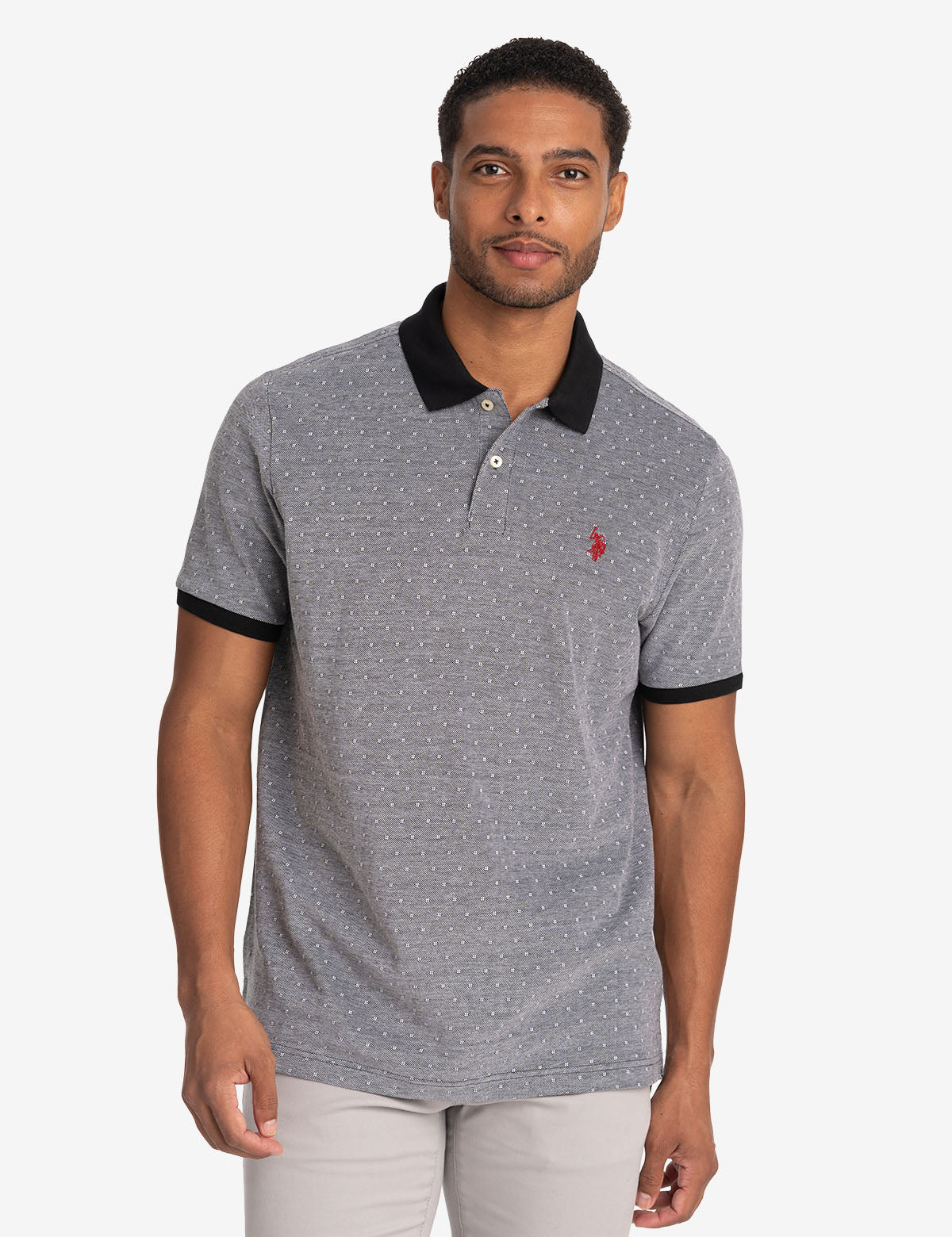 Jacquard Birdseye Pique Polo Shirt for Men | Premium Cotton