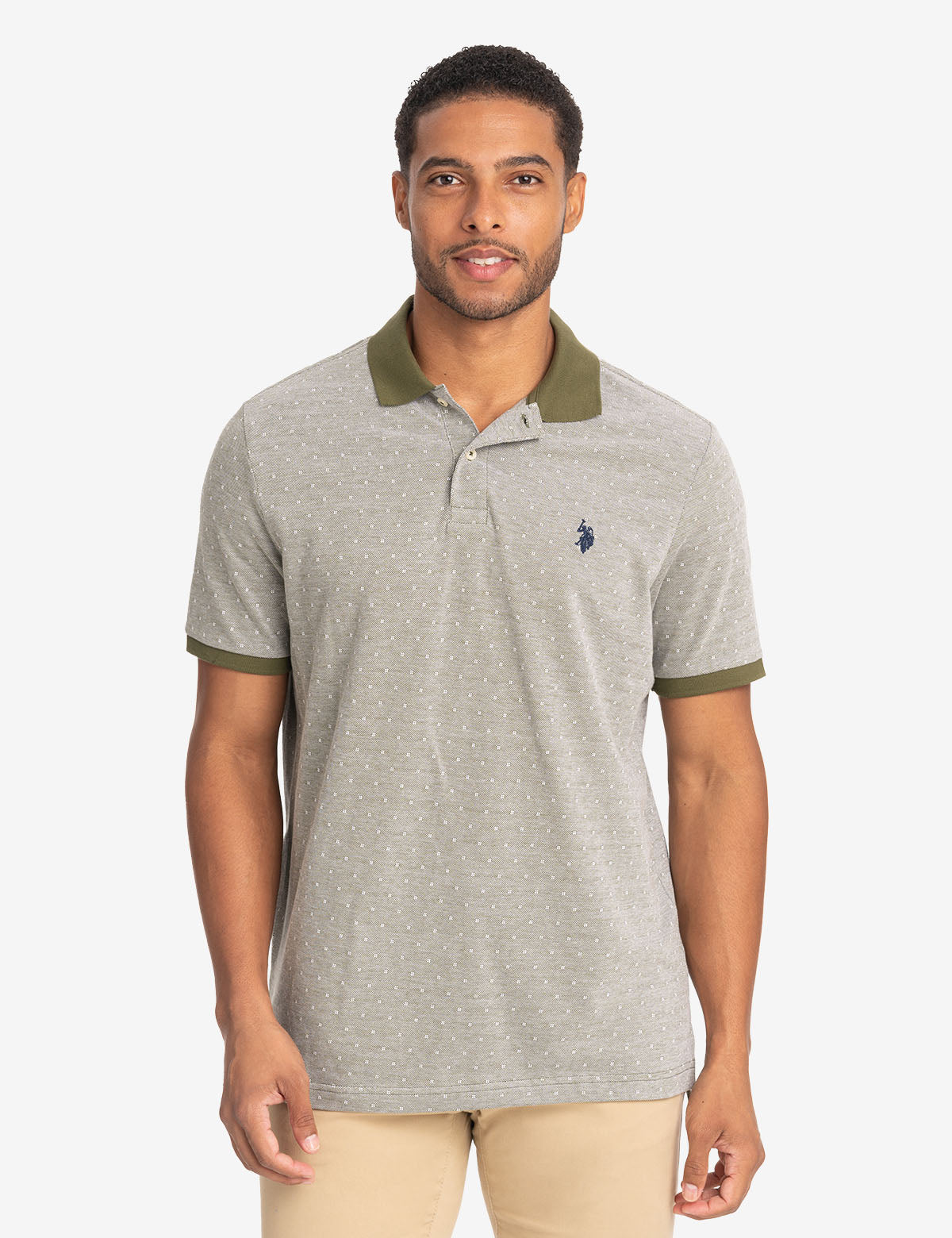 Jacquard Birdseye Pique Polo Shirt for Men | Premium Cotton