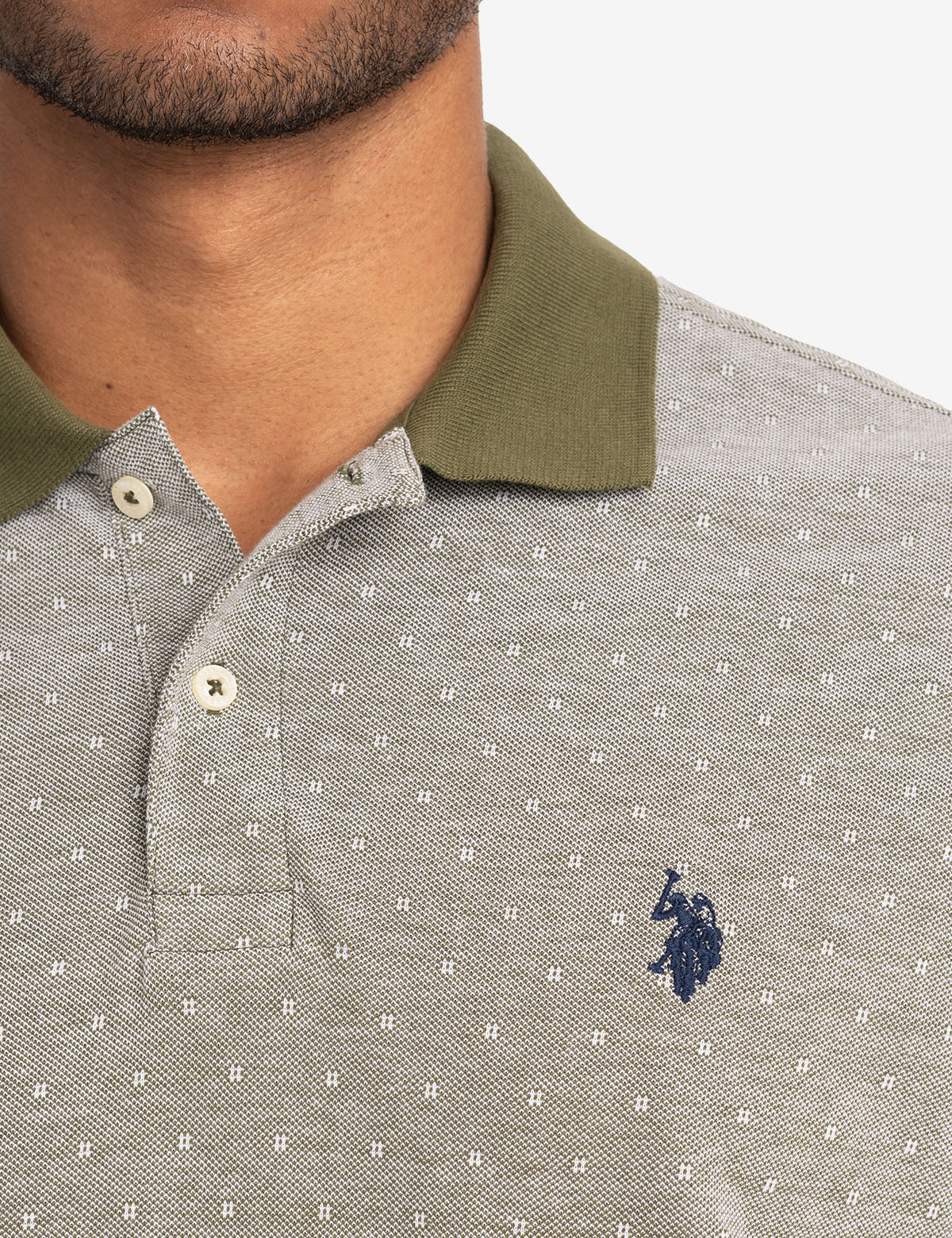 Jacquard Birdseye Pique Polo Shirt for Men | Premium Cotton